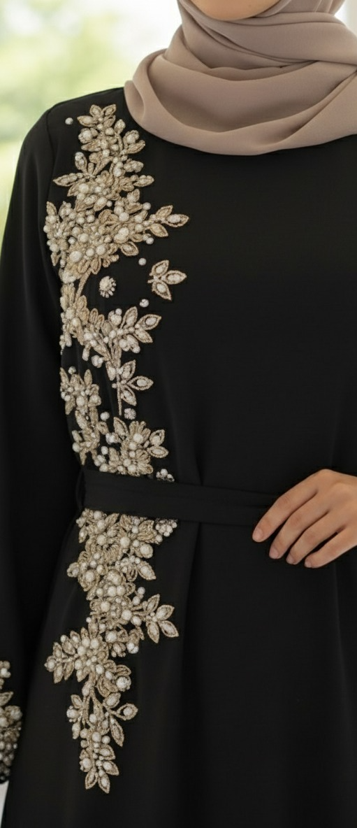 The Pearl & Gold Special Abaya