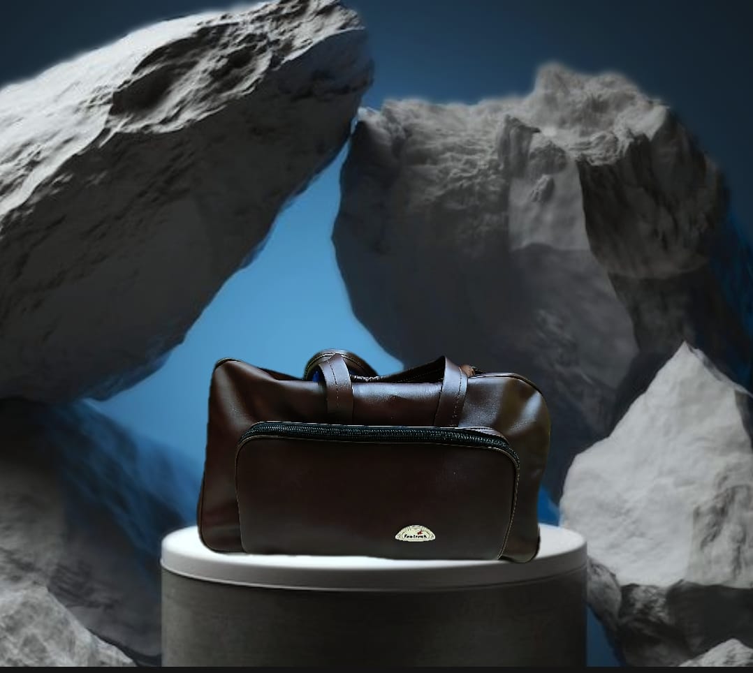 Brown Leather Toiletry Bag