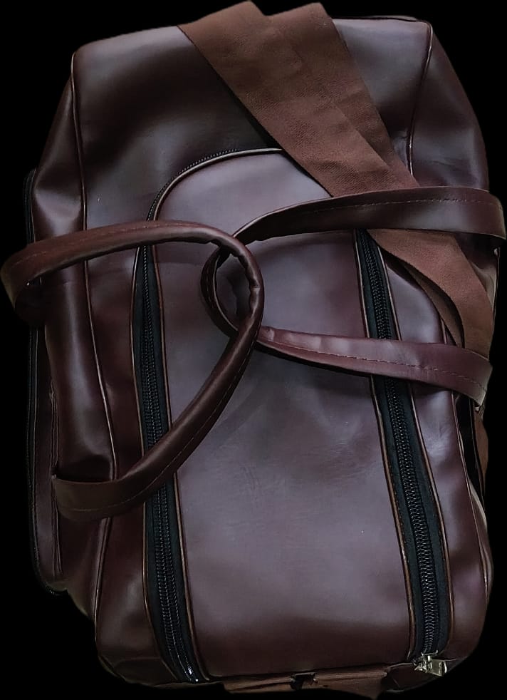 Brown Leather Toiletry Bag