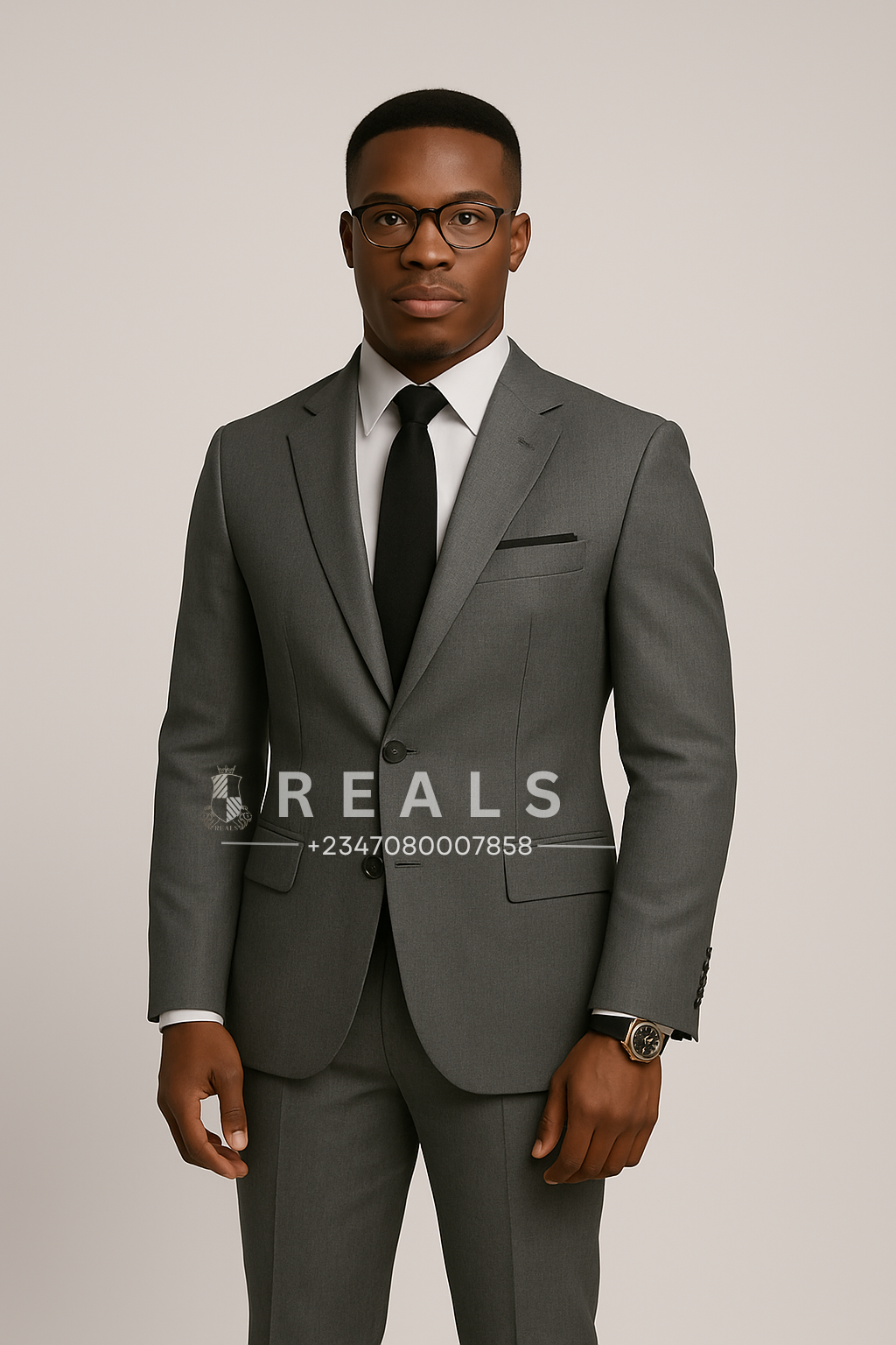 Classic Grey Men's Suit