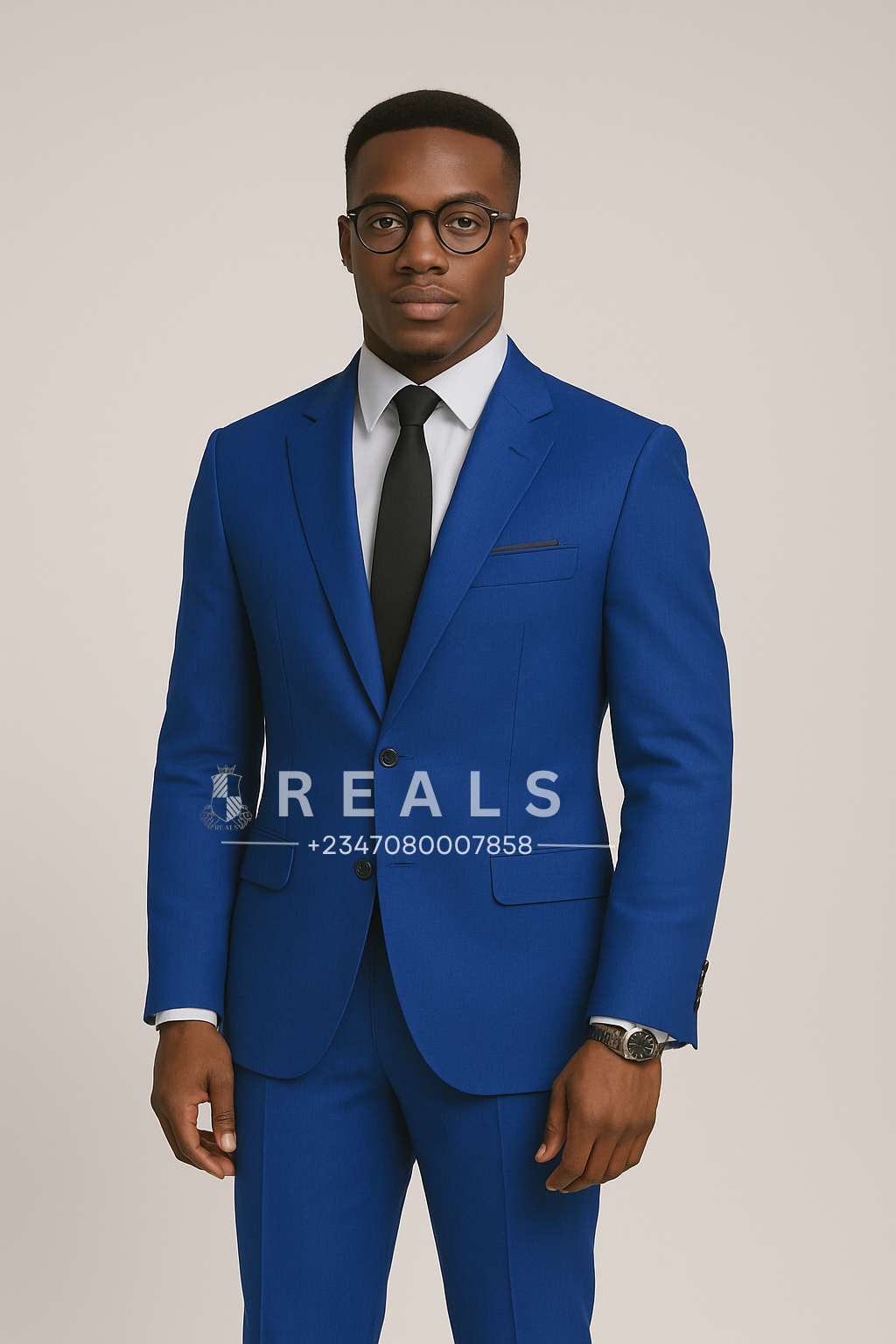 Men's Royal Blue Suit