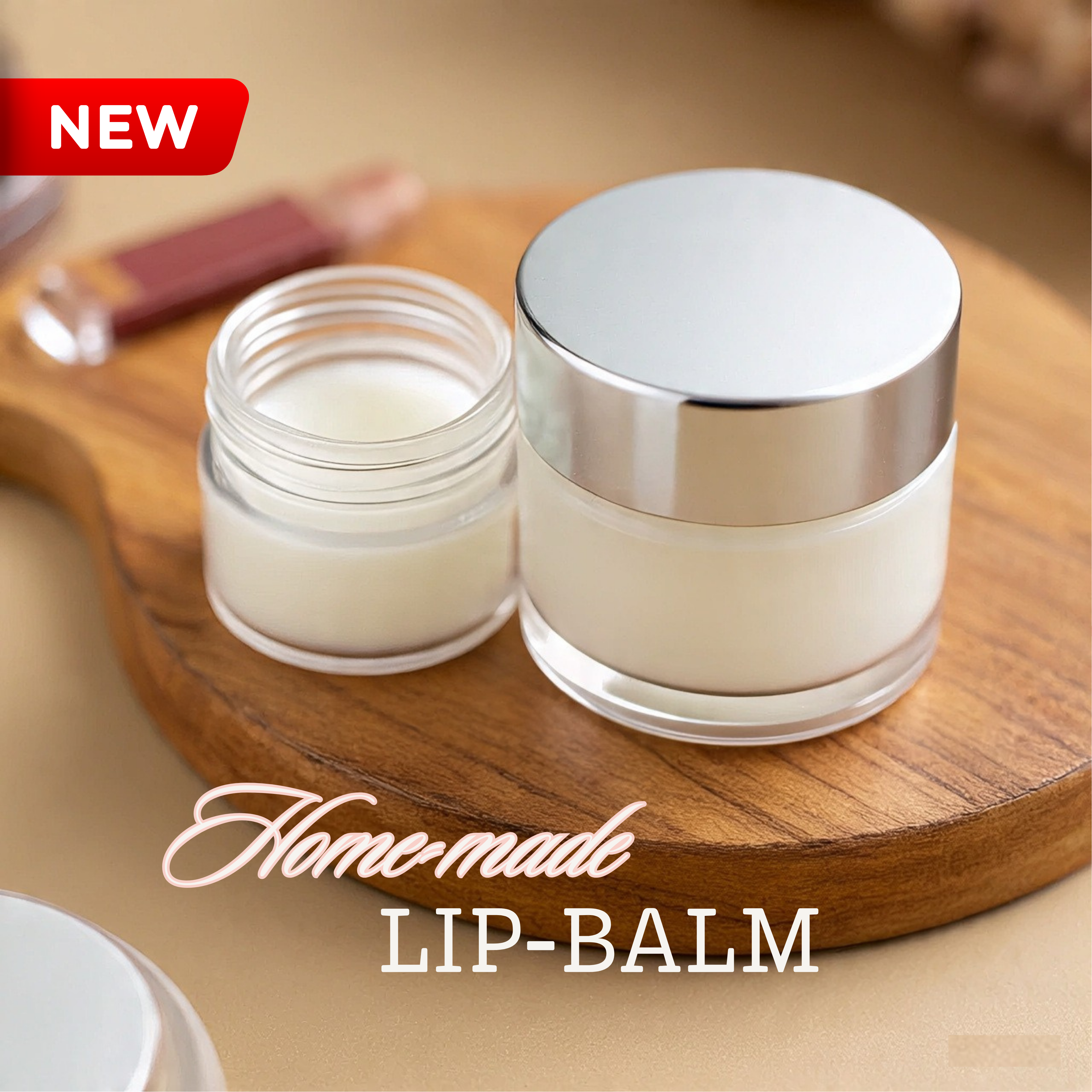 Home-Made Lip Balm for Night Skin Care