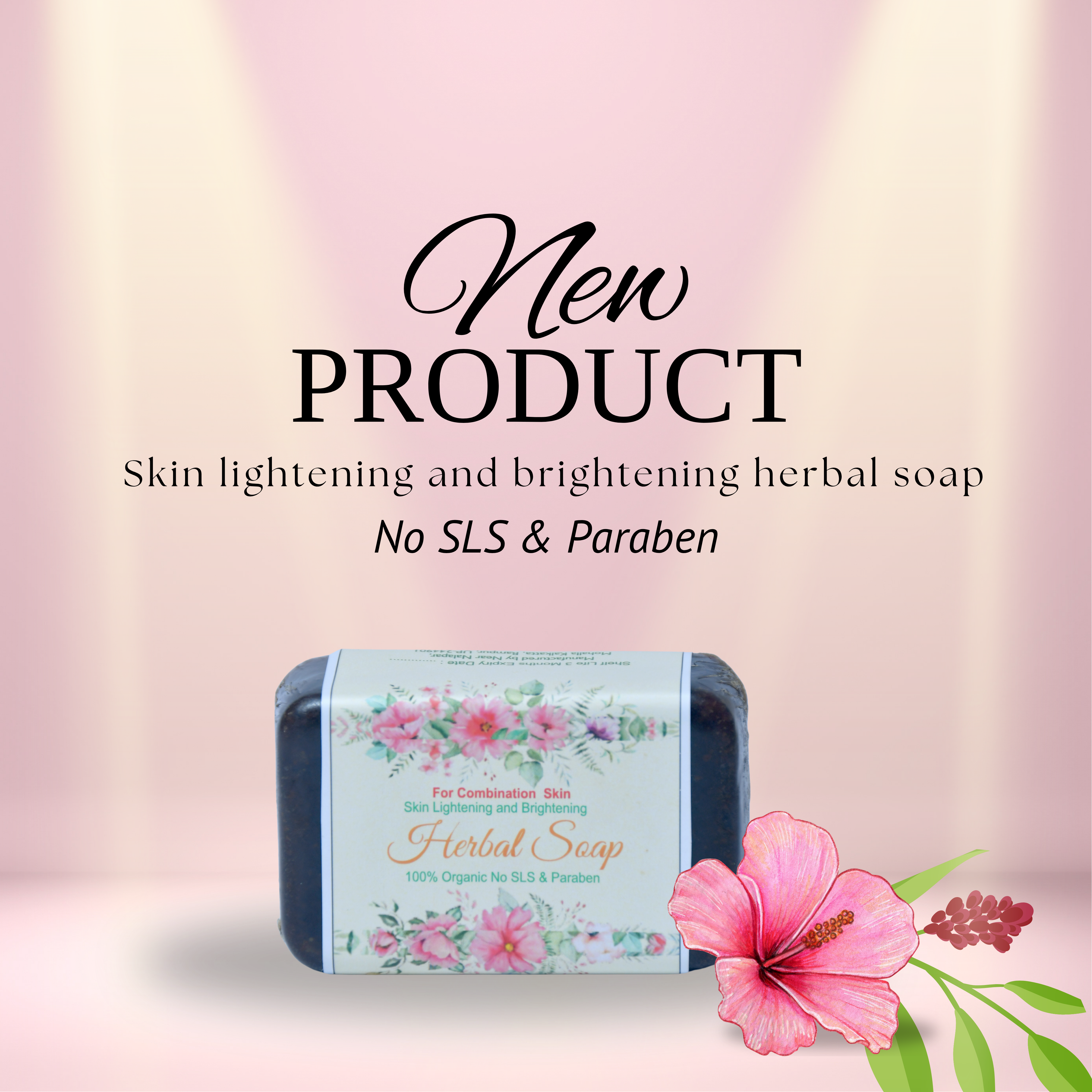 Skin lightening & brightening herbal soap