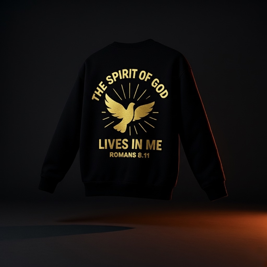 NO GHOSTS Sweatshirt — Gold Edition