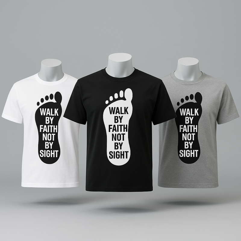 Walk by Faith Not by Sight - Premium Tee