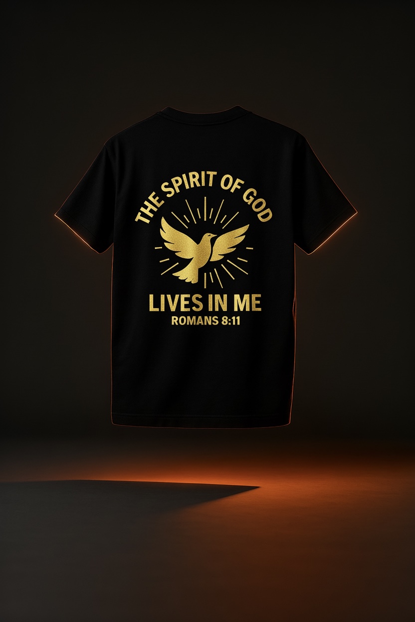 NO GHOSTS Tee — Gold Edition