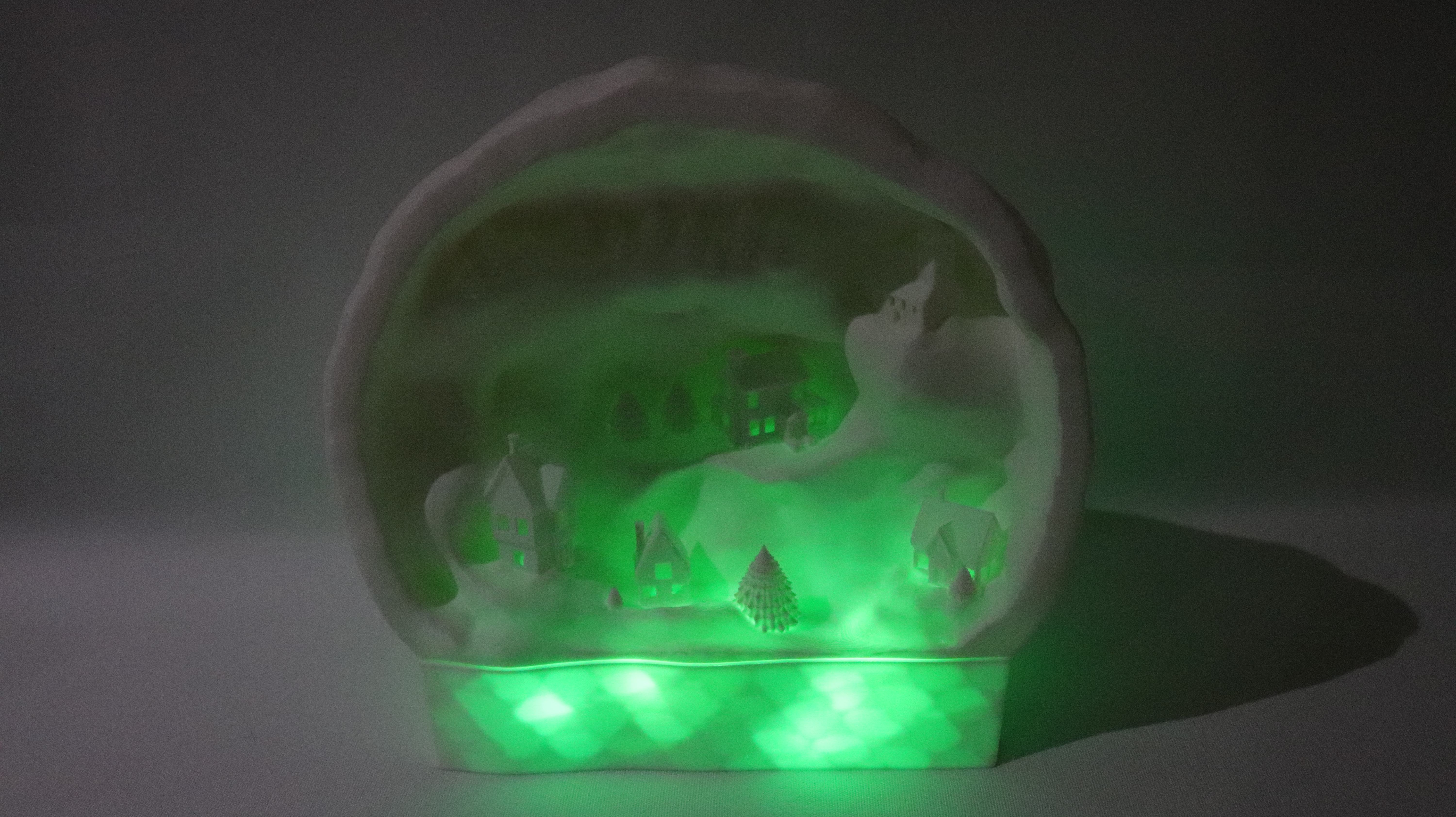3D Christmas Snowglobe