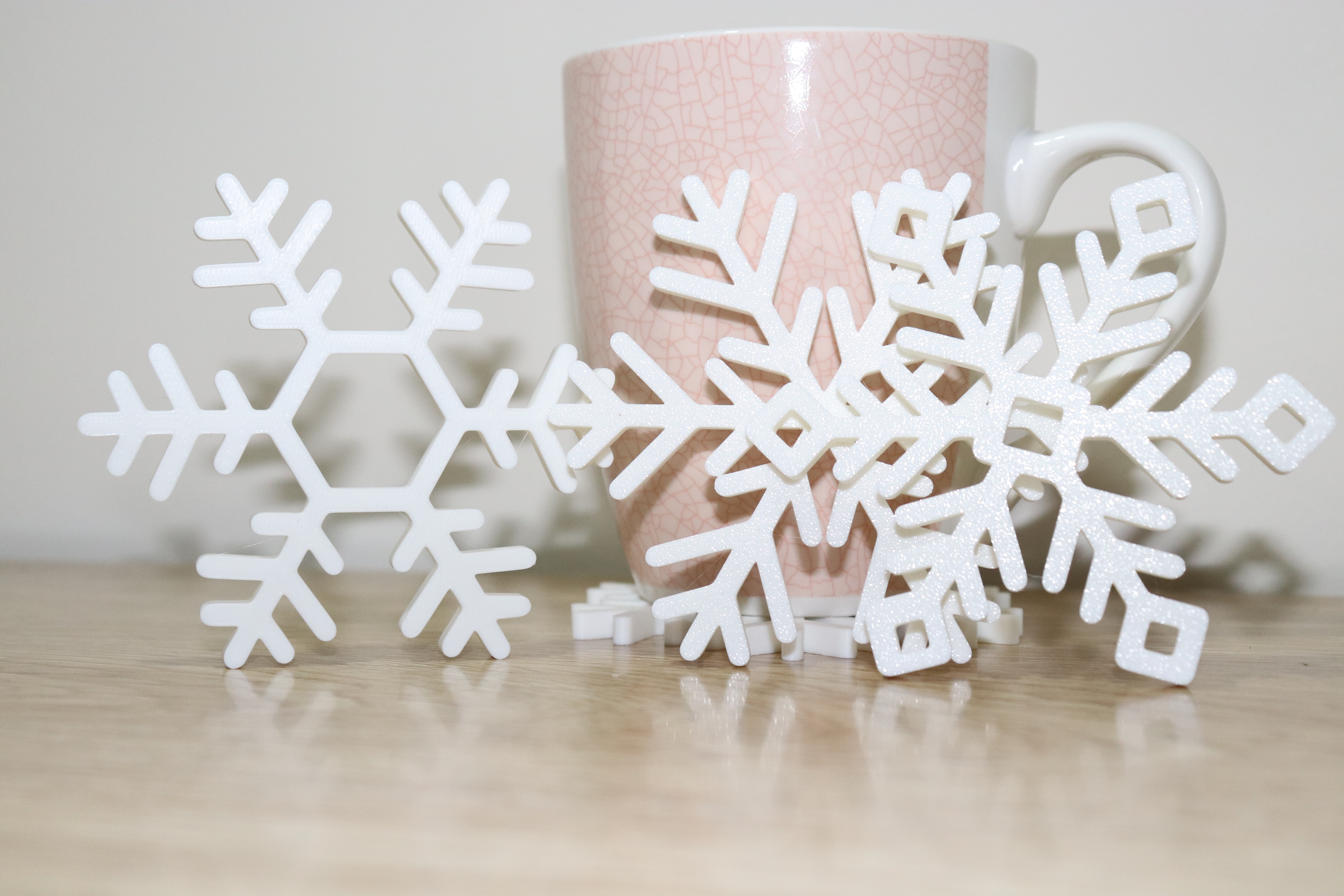 Snowflake Coasters