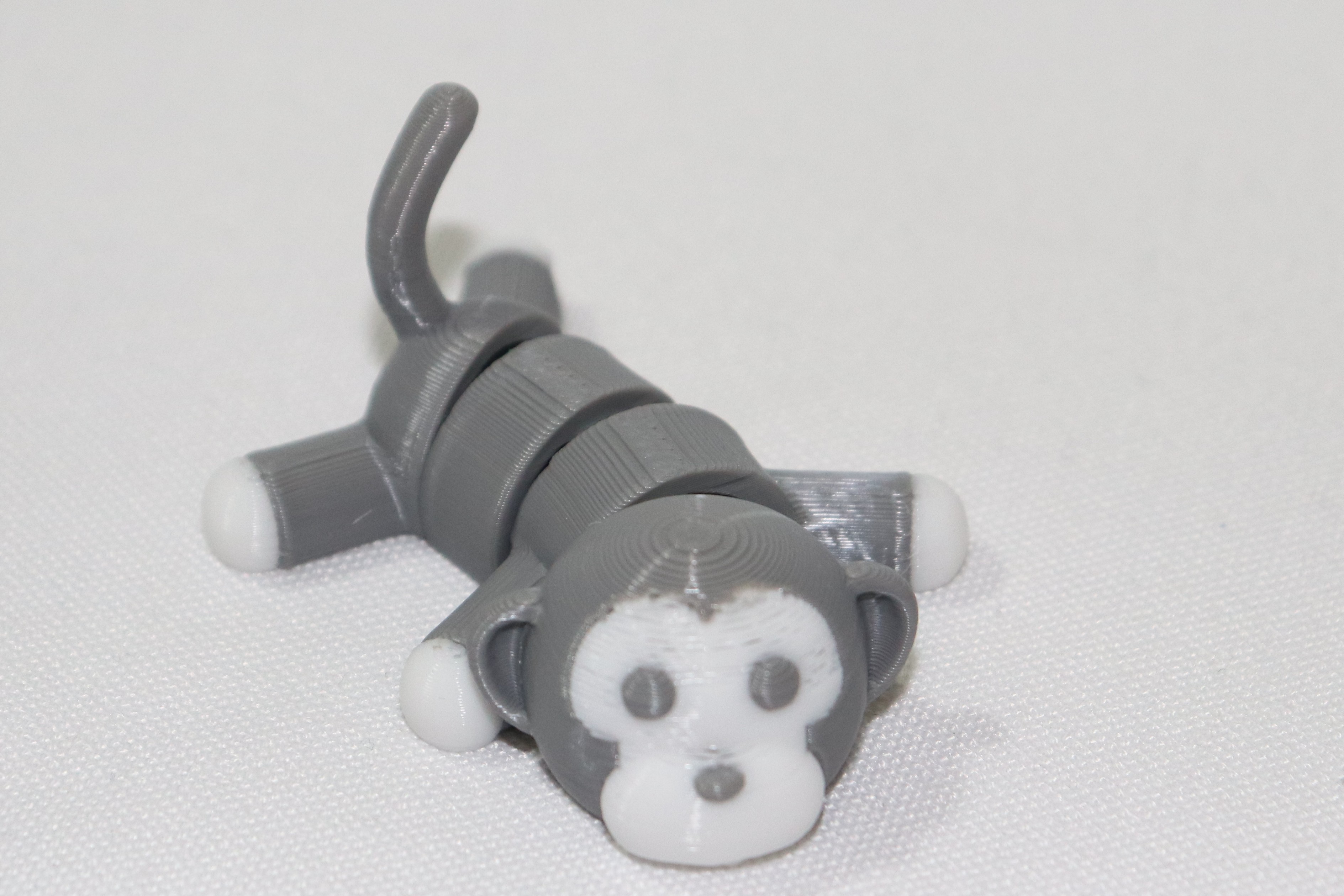 Articulated Monkey Keychain