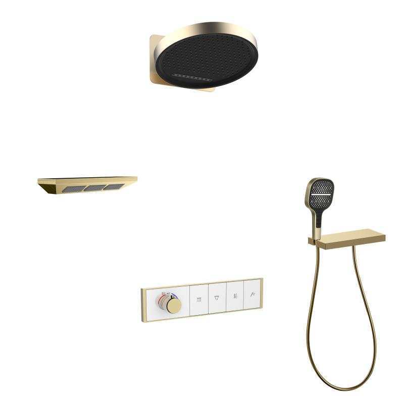 Luxury Gold Shower Set