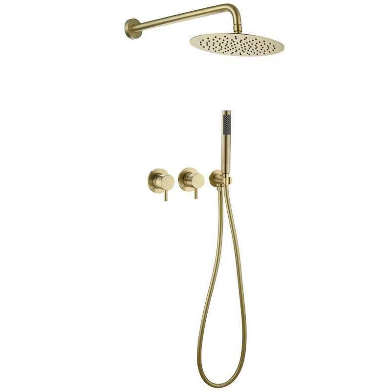 Brushed Gold Shower Set