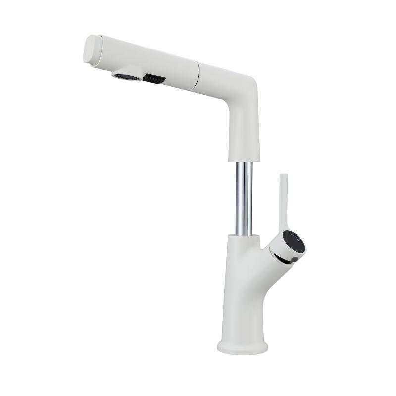 Modern White Kitchen Faucet