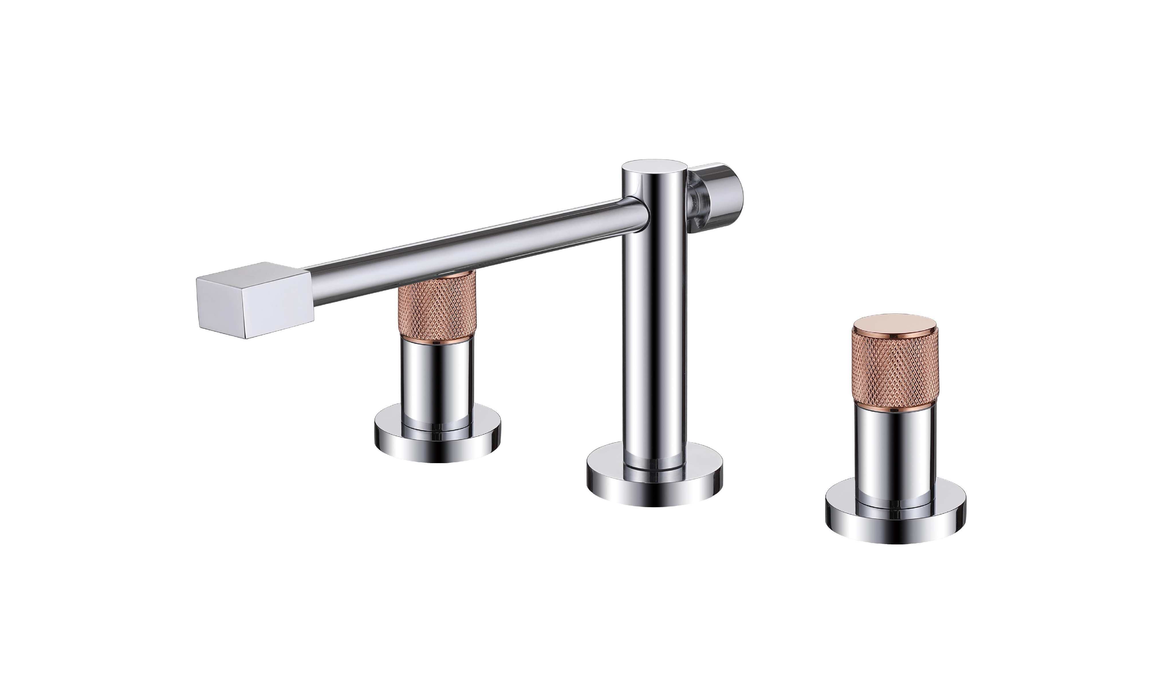 Modern Three-Piece Bathroom Faucet