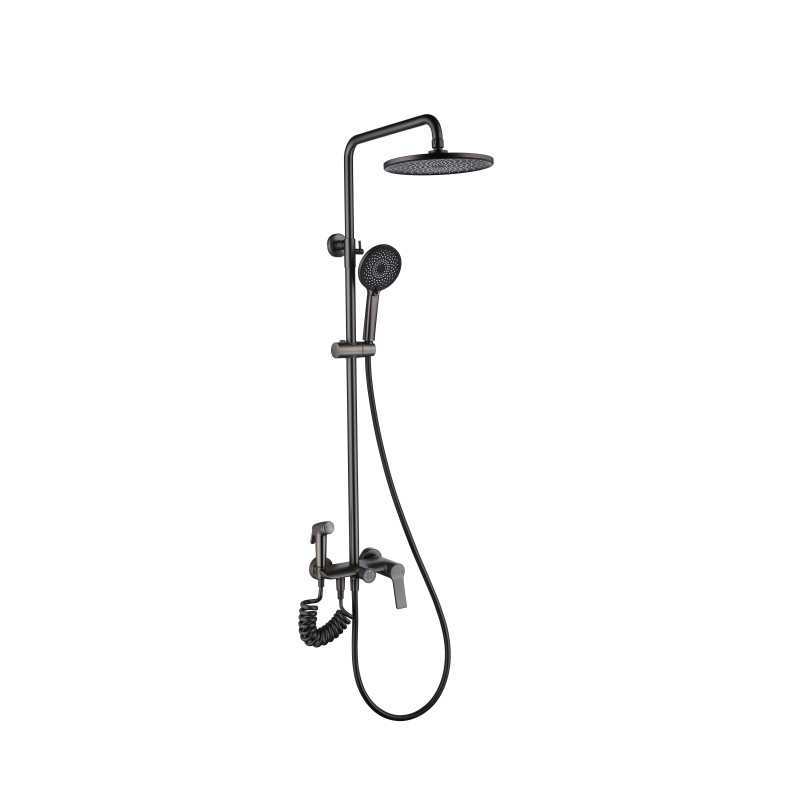 Matte Black Shower Set