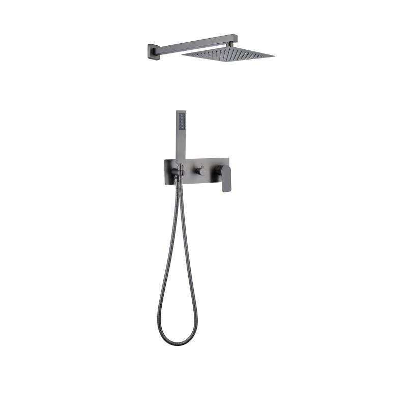 Modern Black Shower Faucet Set