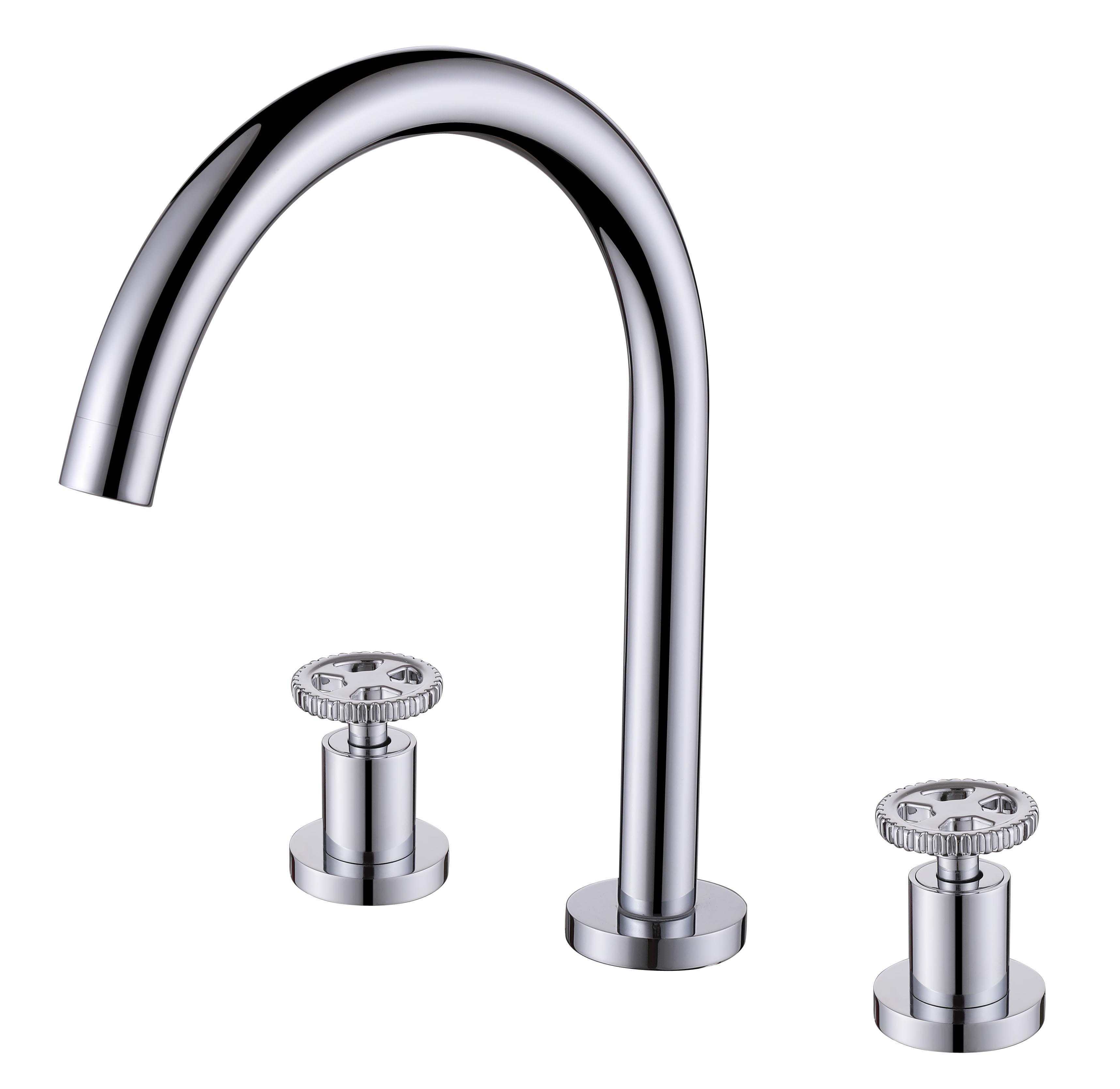 Modern Chrome Bathroom Faucet Set