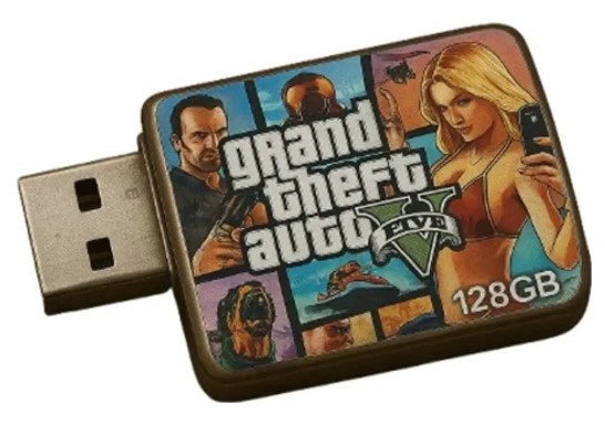 GRAND THEFT AUTO V INSTALLED IN PENDRIVE 128GB (ORIGINAL GAME) Bundle Edition (Code in the Box - for PC)