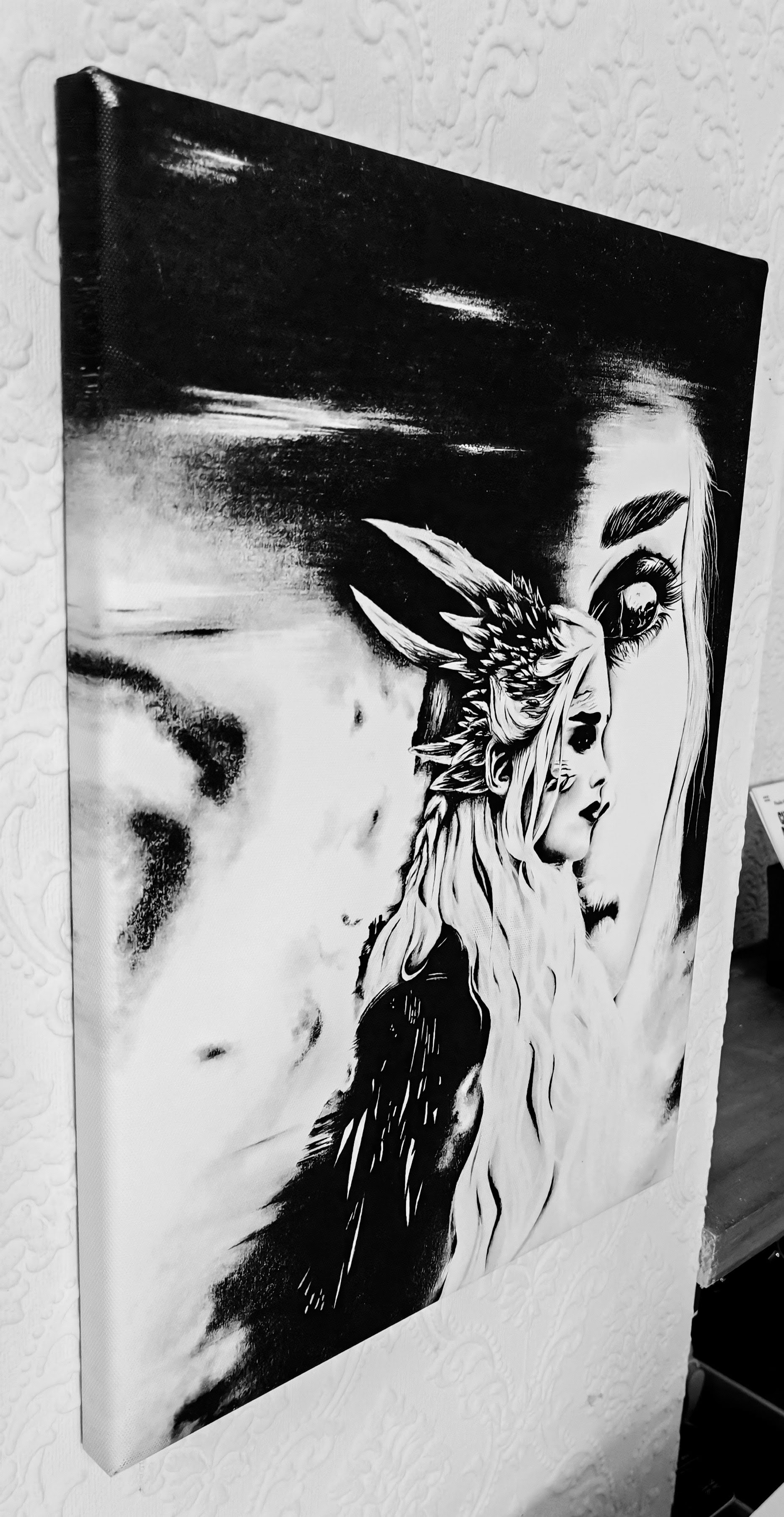 Daenerys Targaryen | Canvas | Ready to hang | A3 size