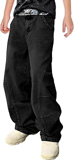 Loose Fit Black Jeans