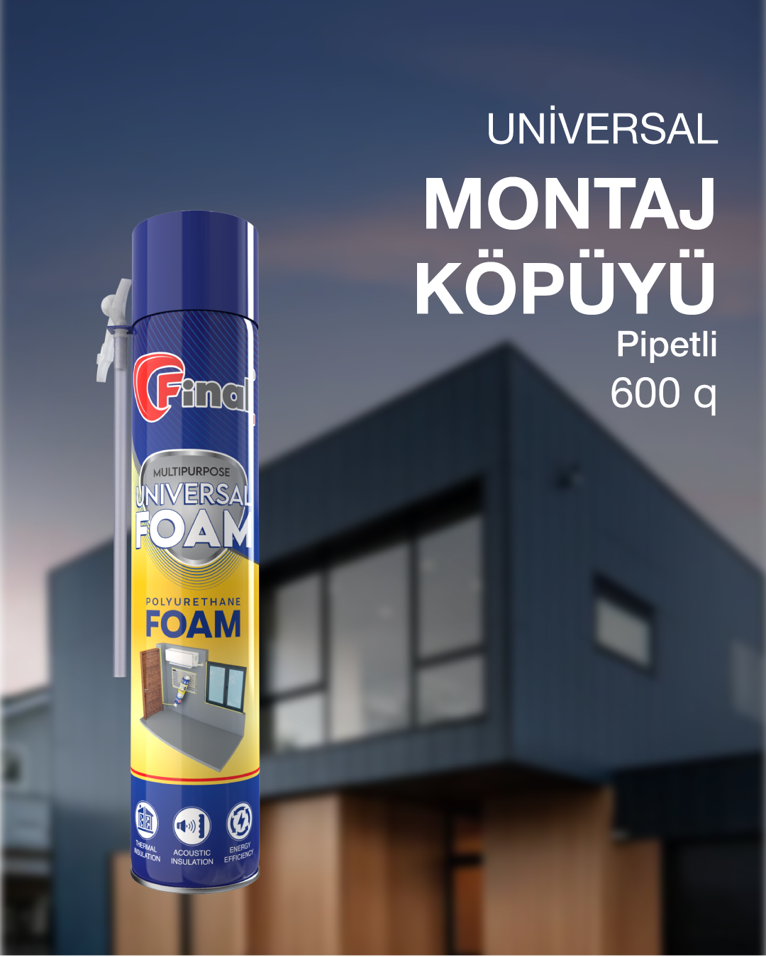 Universal MONTAJ KÖPÜYÜ Pipetli 600 q