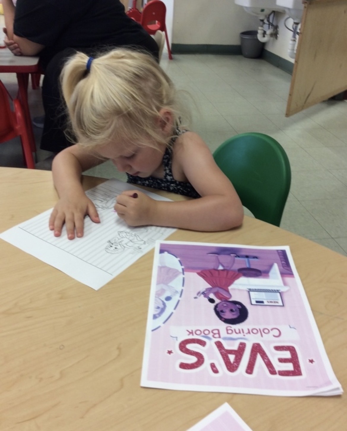 Eva The Kid Reporter Coloring Book-By Journalist Dominic Carter