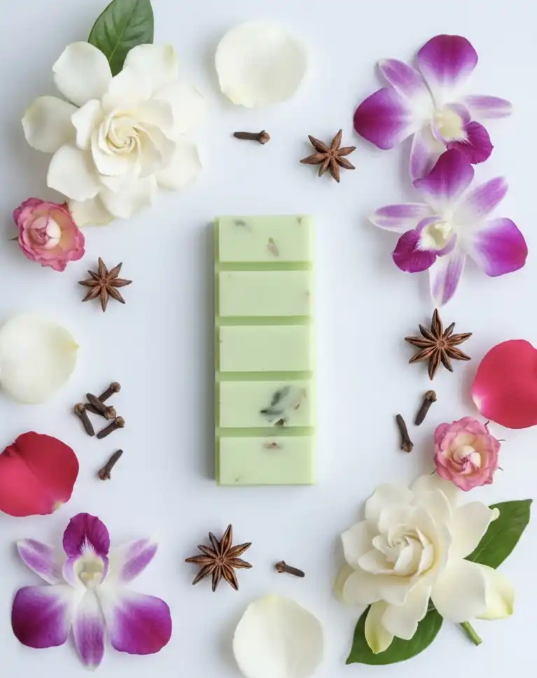 White Gardenia Wax Melt Snap Bar