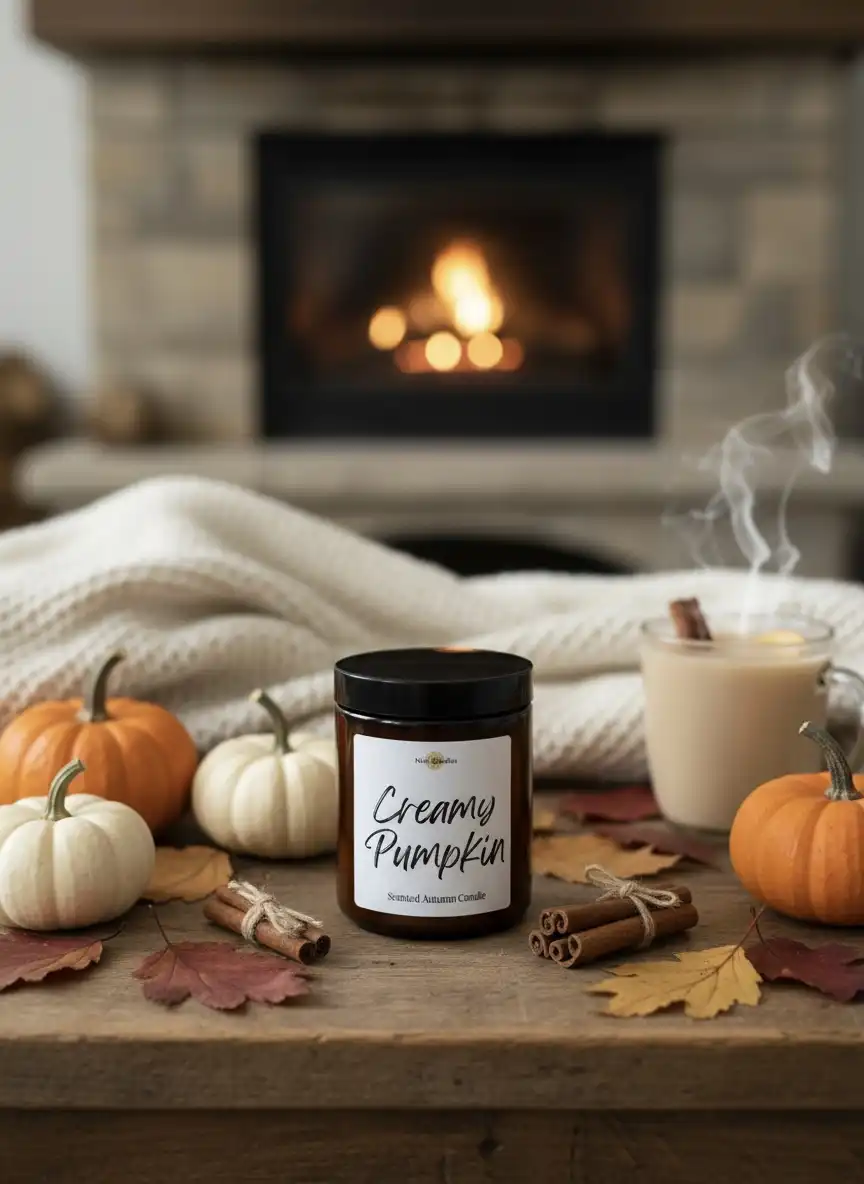 Creamy Pumpkin Soy Wax Candle