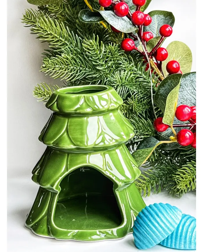 Beautiful And Festive Feel Burner Green Tree