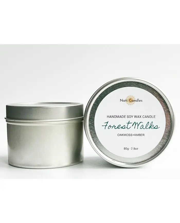 Forest Walks Tin Candle