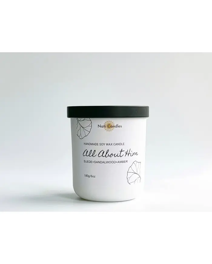 All About Him Soy Wax Candle