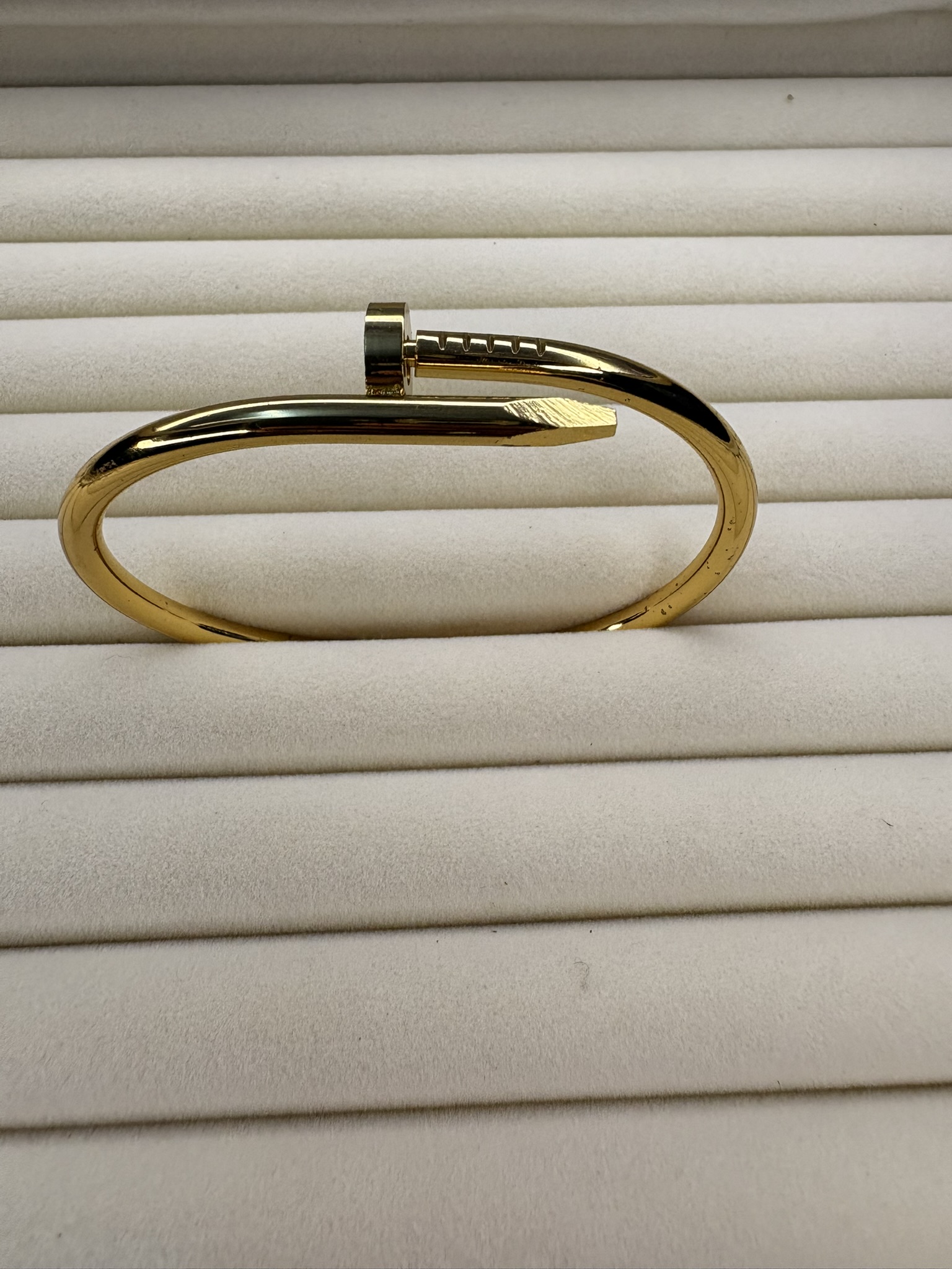 Gold Nail Bracelet