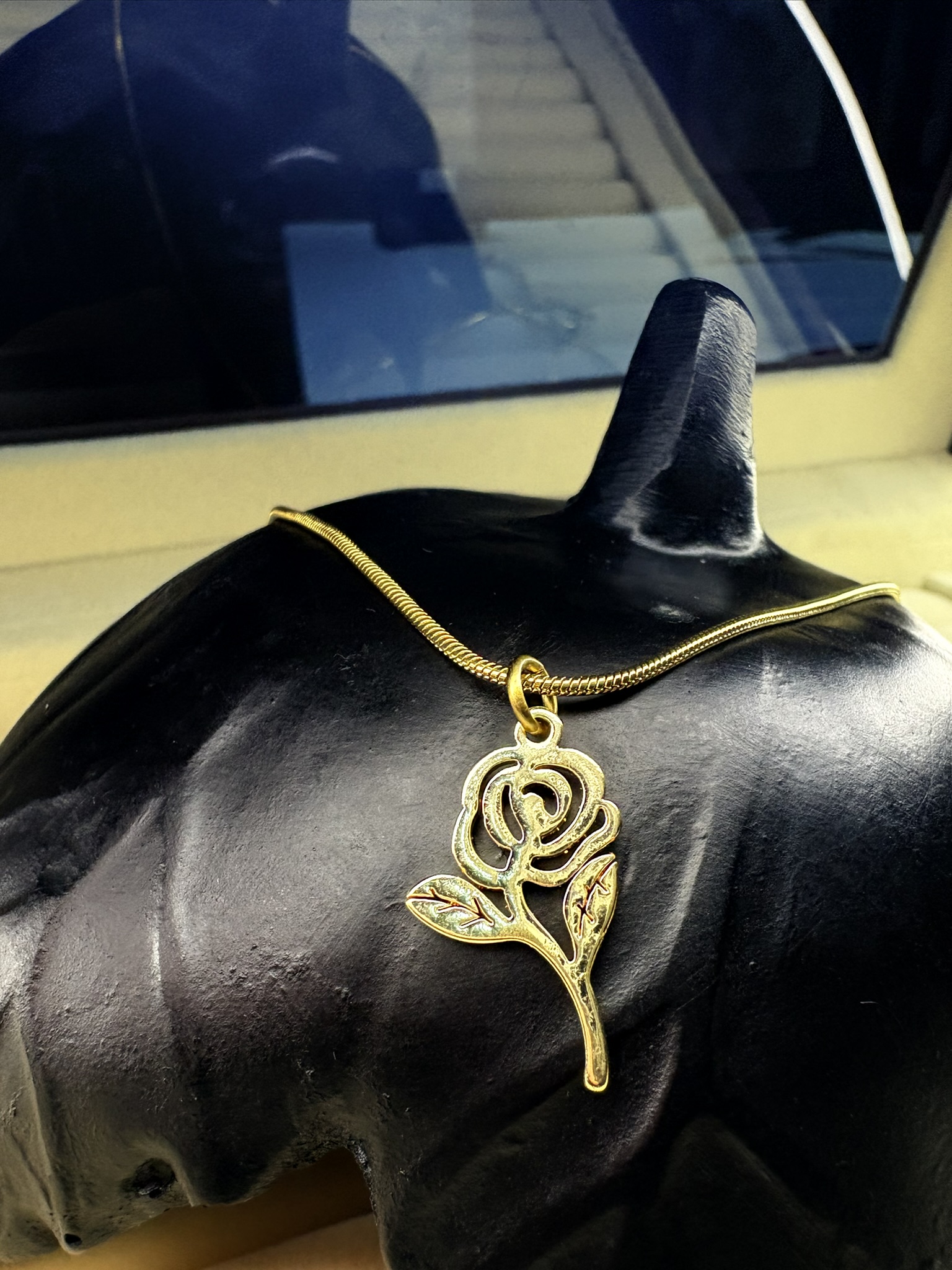 Rose Gold Pendant Necklace