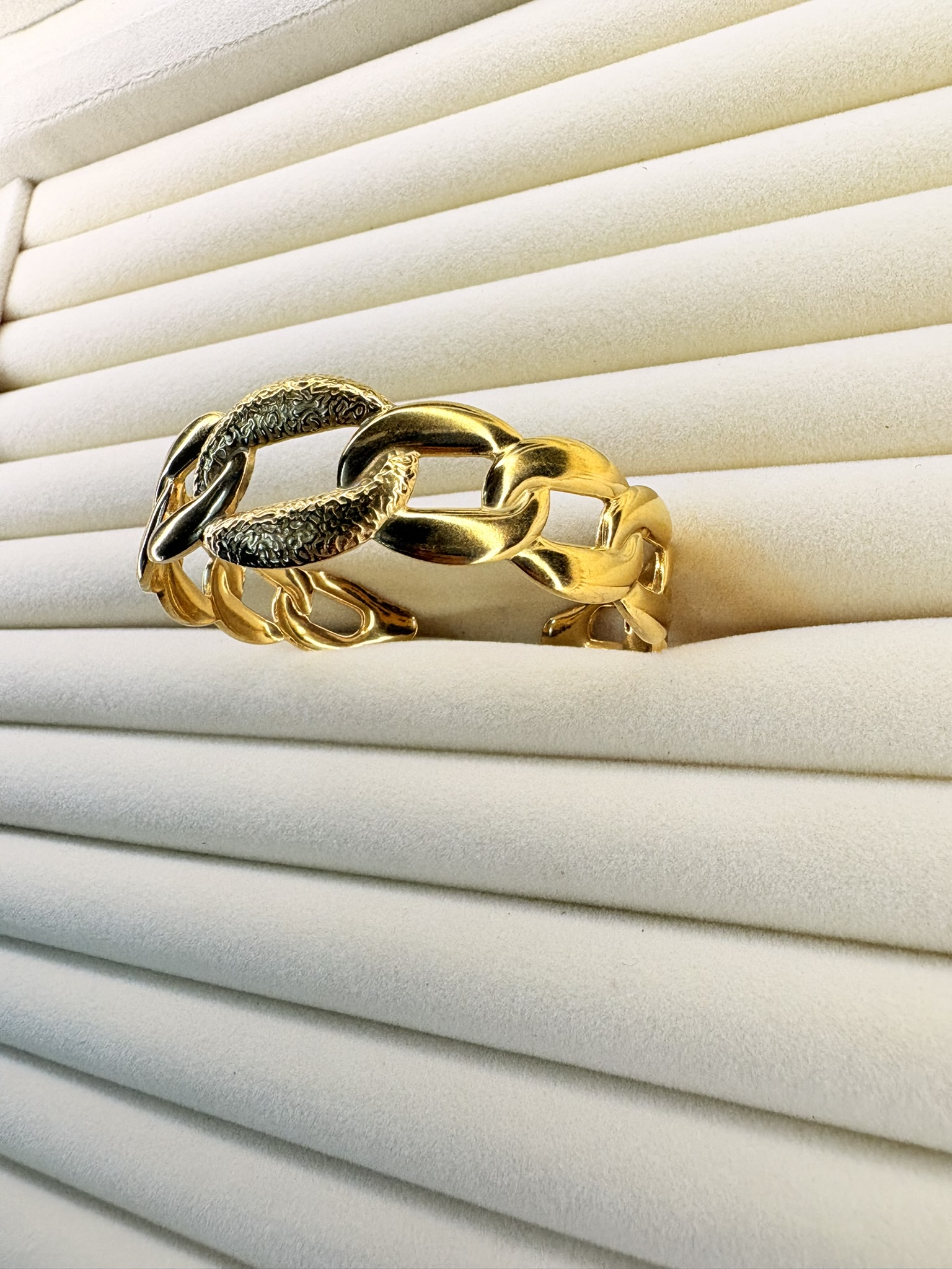 Gold Chain Link Ring
