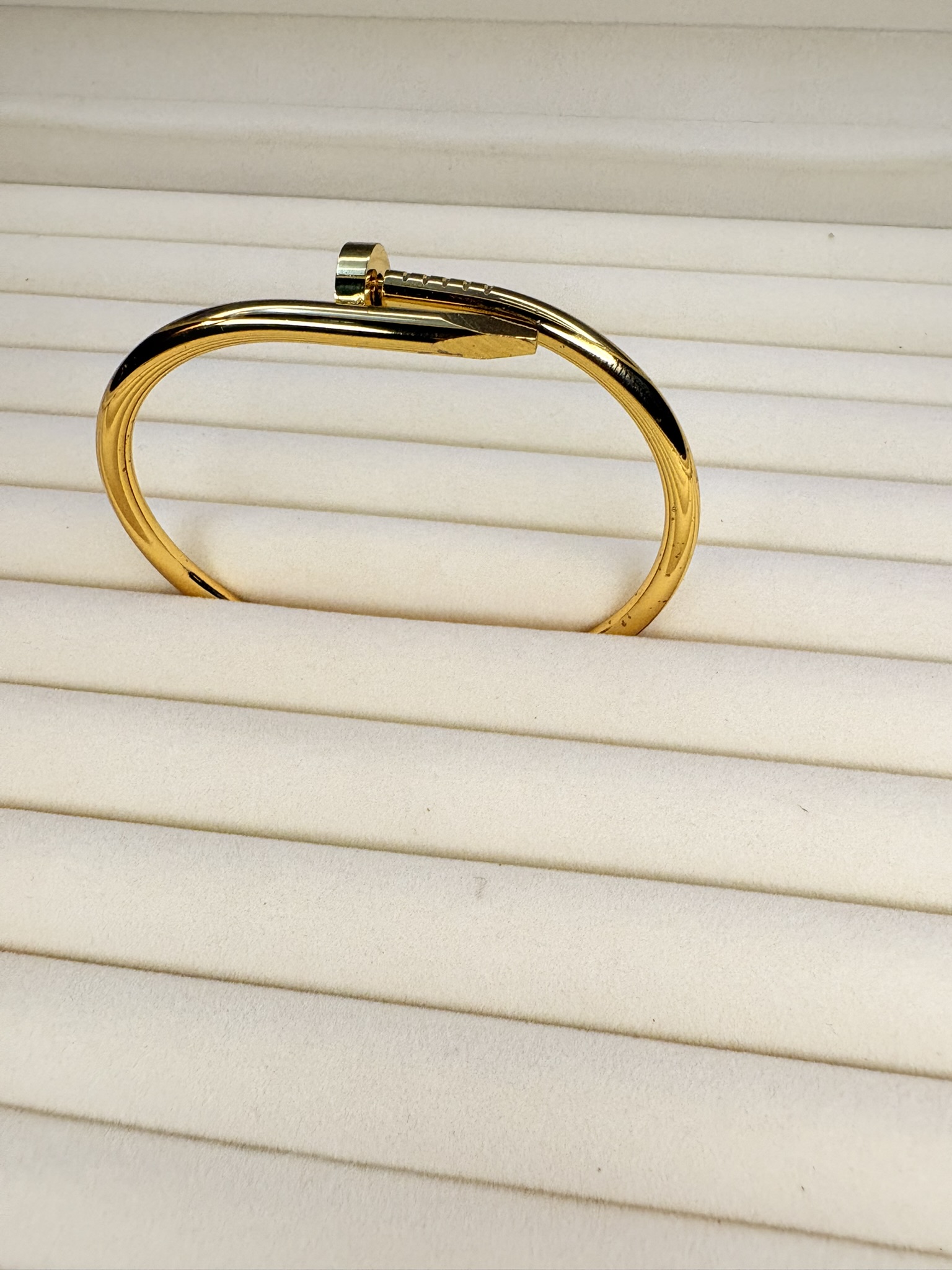 Gold Nail Bracelet
