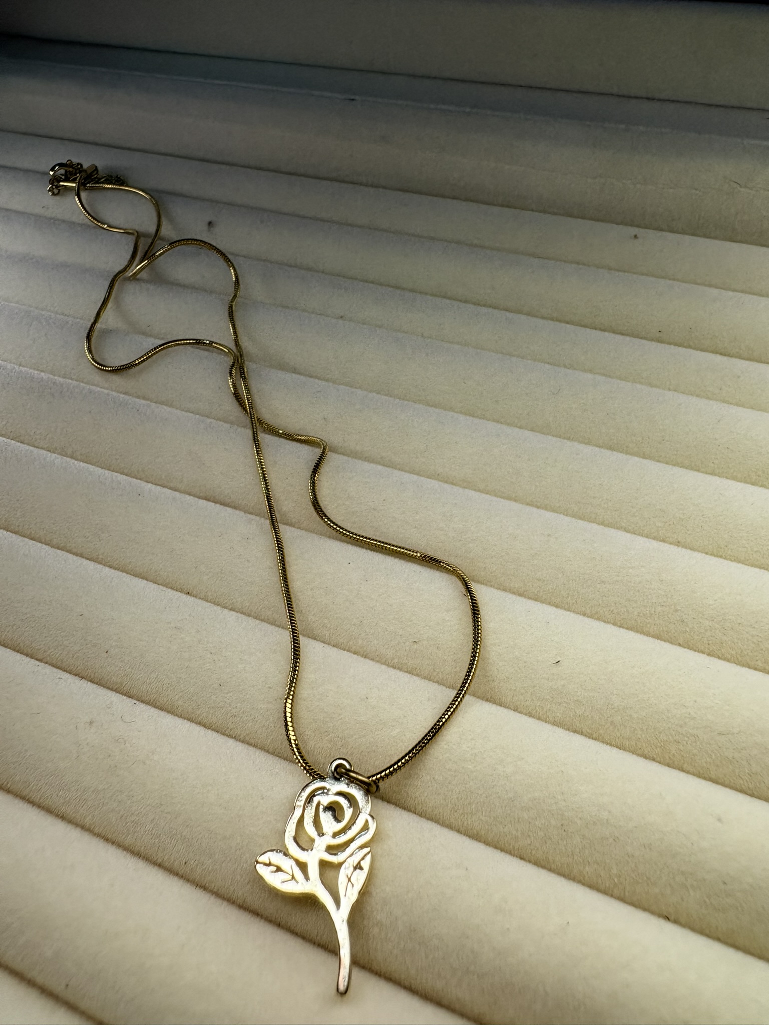 Rose Gold Pendant Necklace