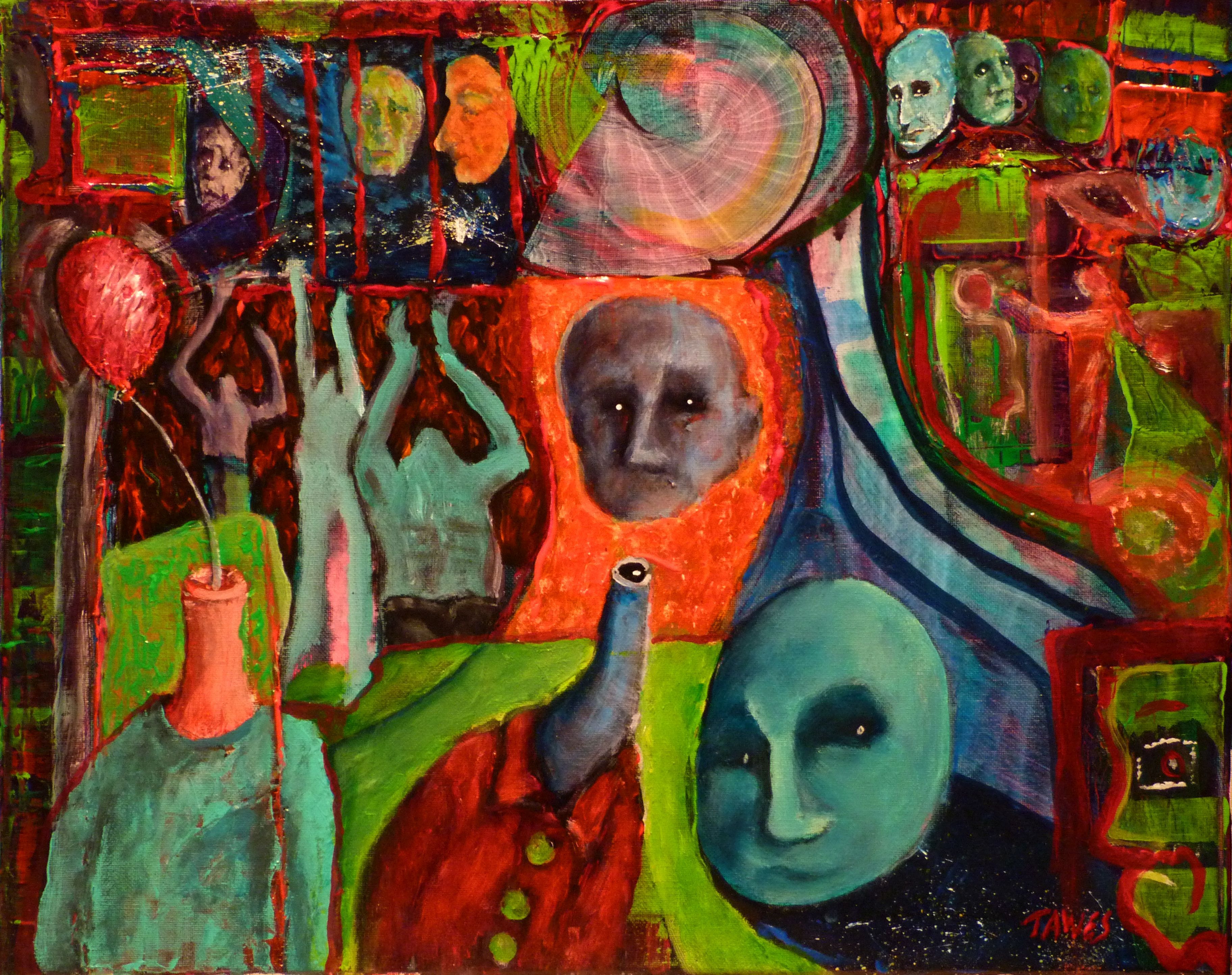 Surreal Abstract Painting