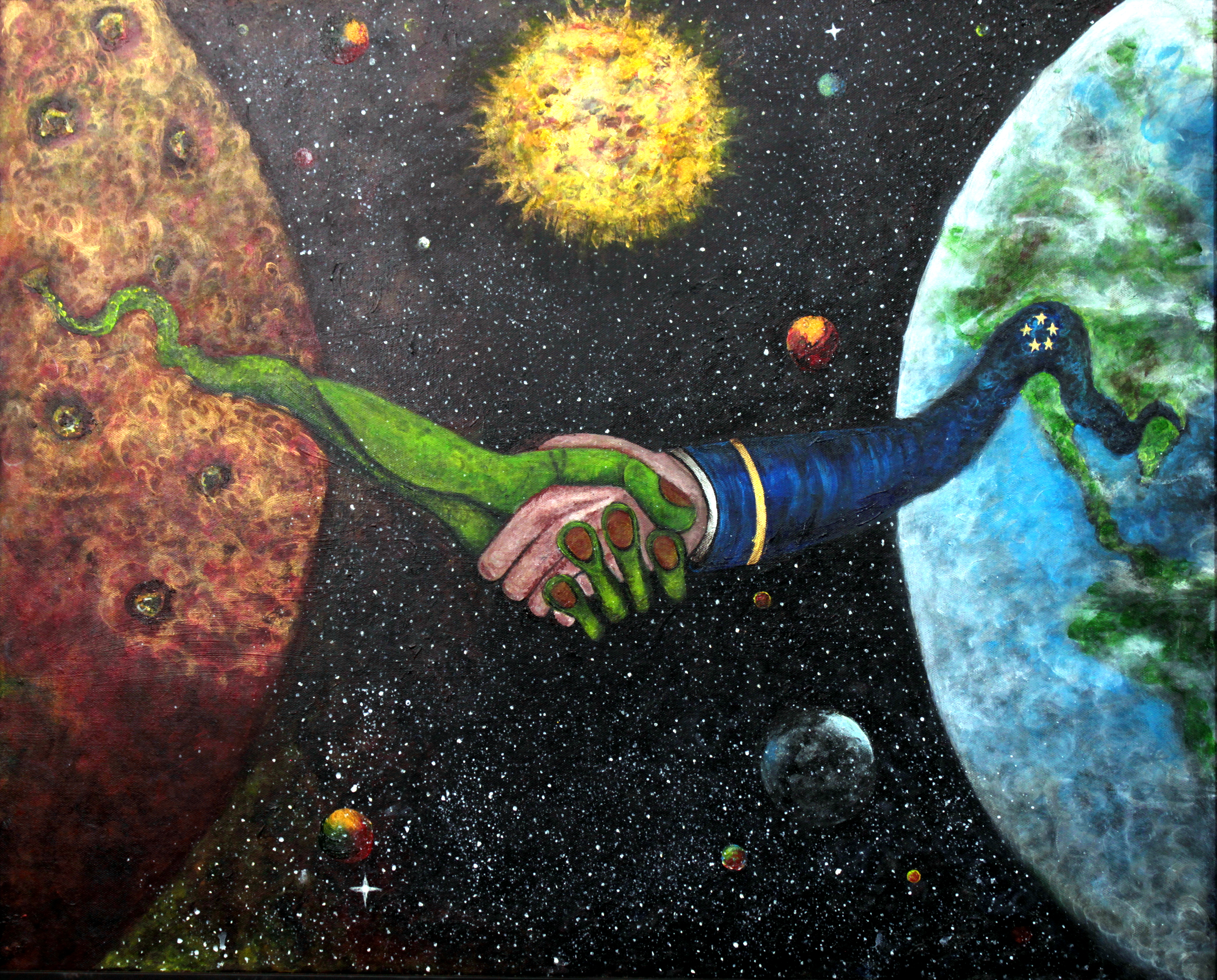 Intergalactic Unity Painting