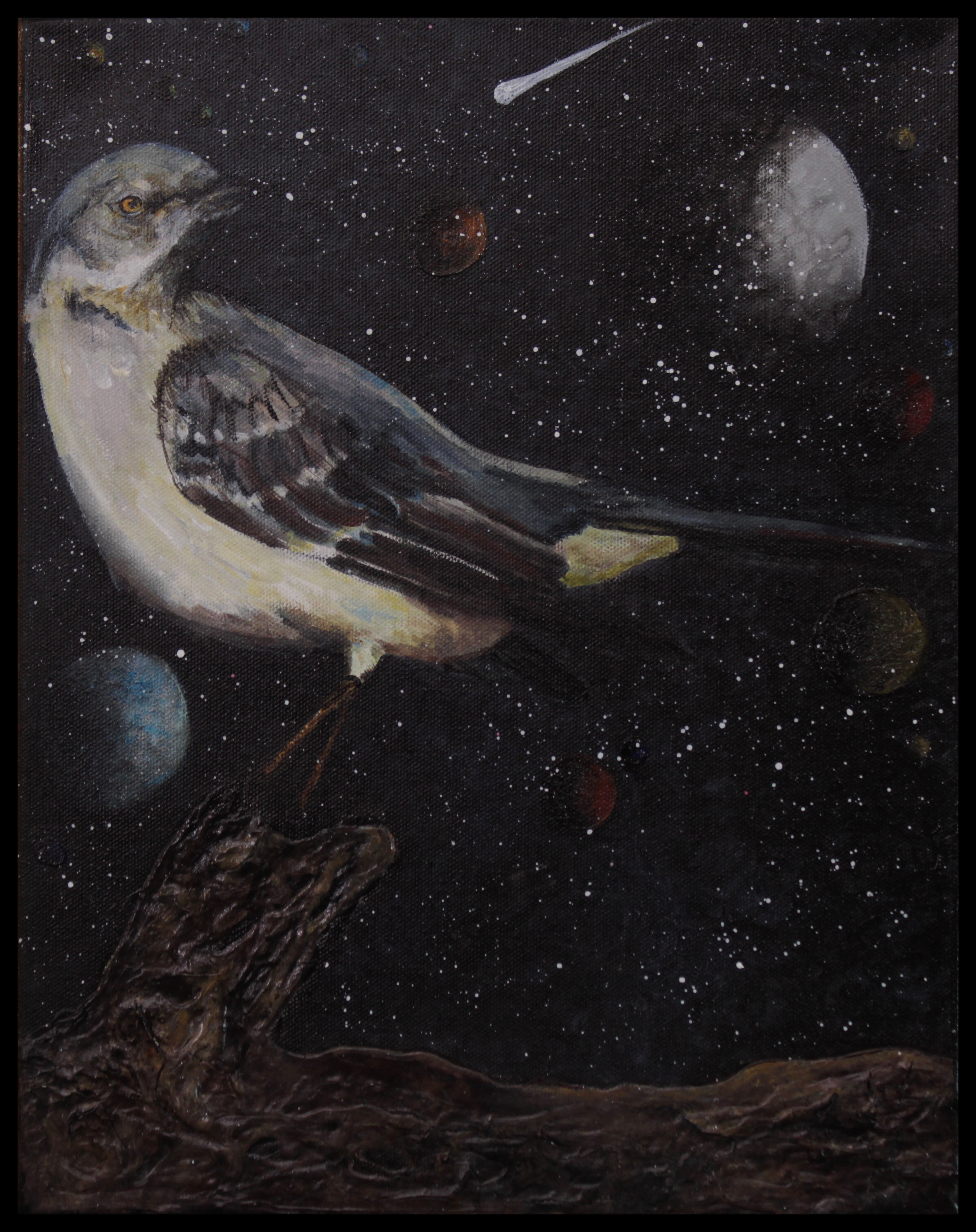 Celestial Bird Painting
