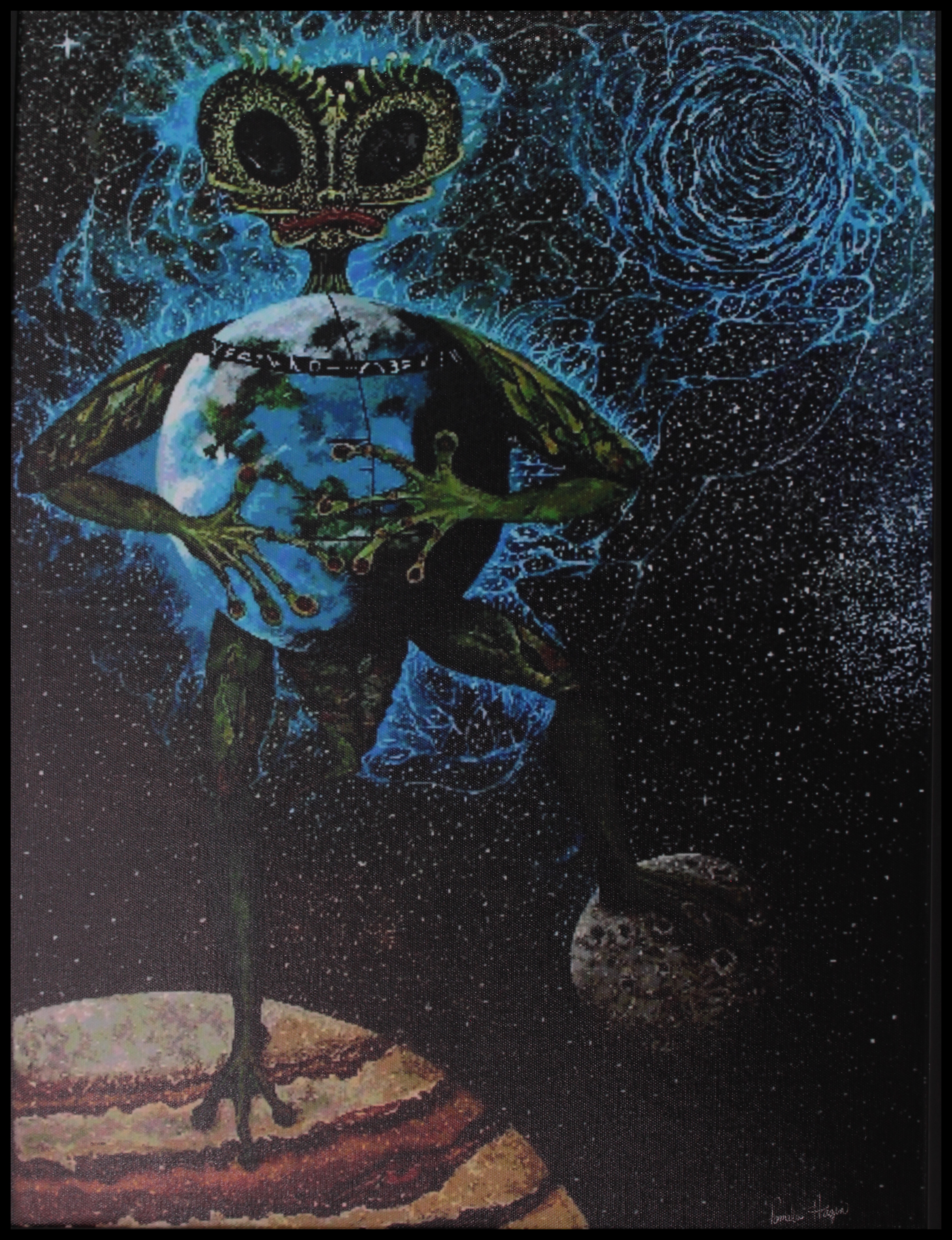 Alien Cosmic Art Print