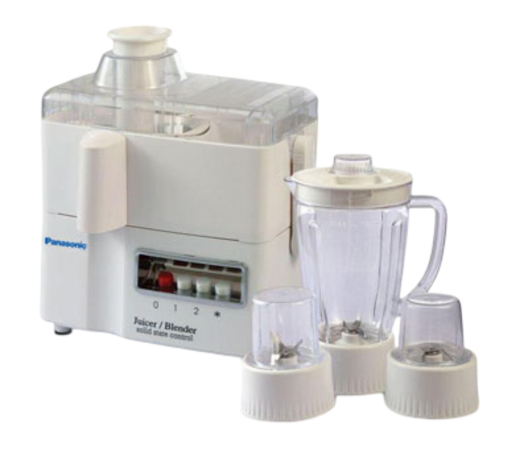 Panasonic 4-in-1 Juicer | Blender | Grinder | Chopper – Ultimate Food Processor Set
