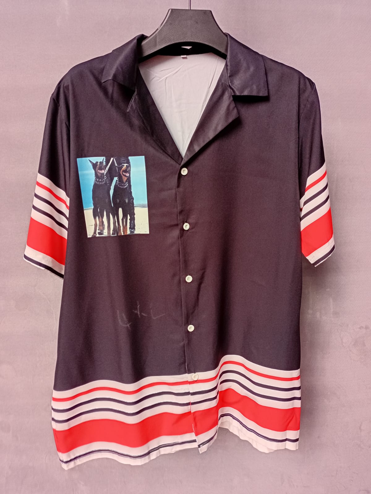 Men's Short Sleeve Printed Shirt