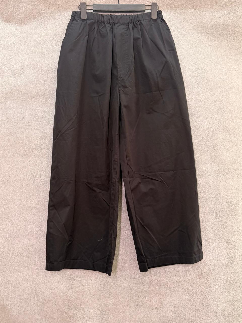 Black Japanese Suma wide leg comfort fit pants  