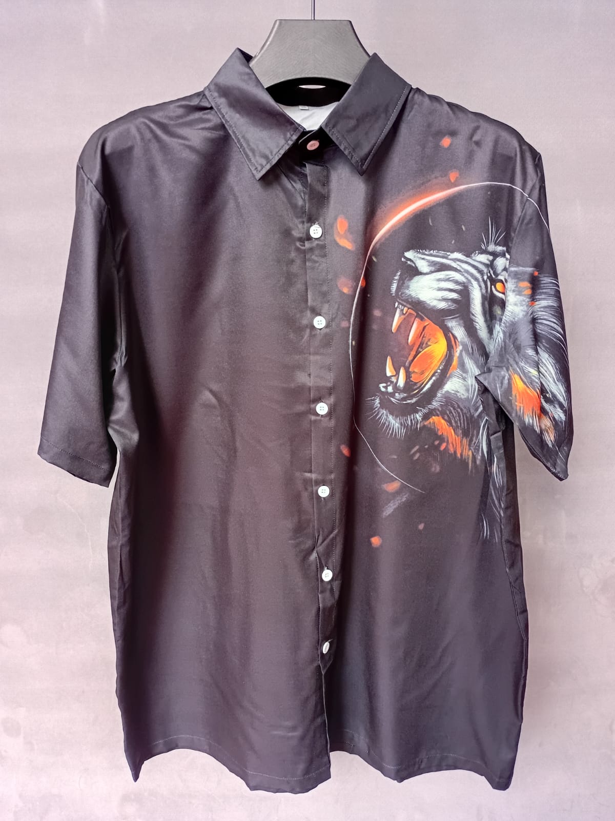 Black Panther Print Shirt
