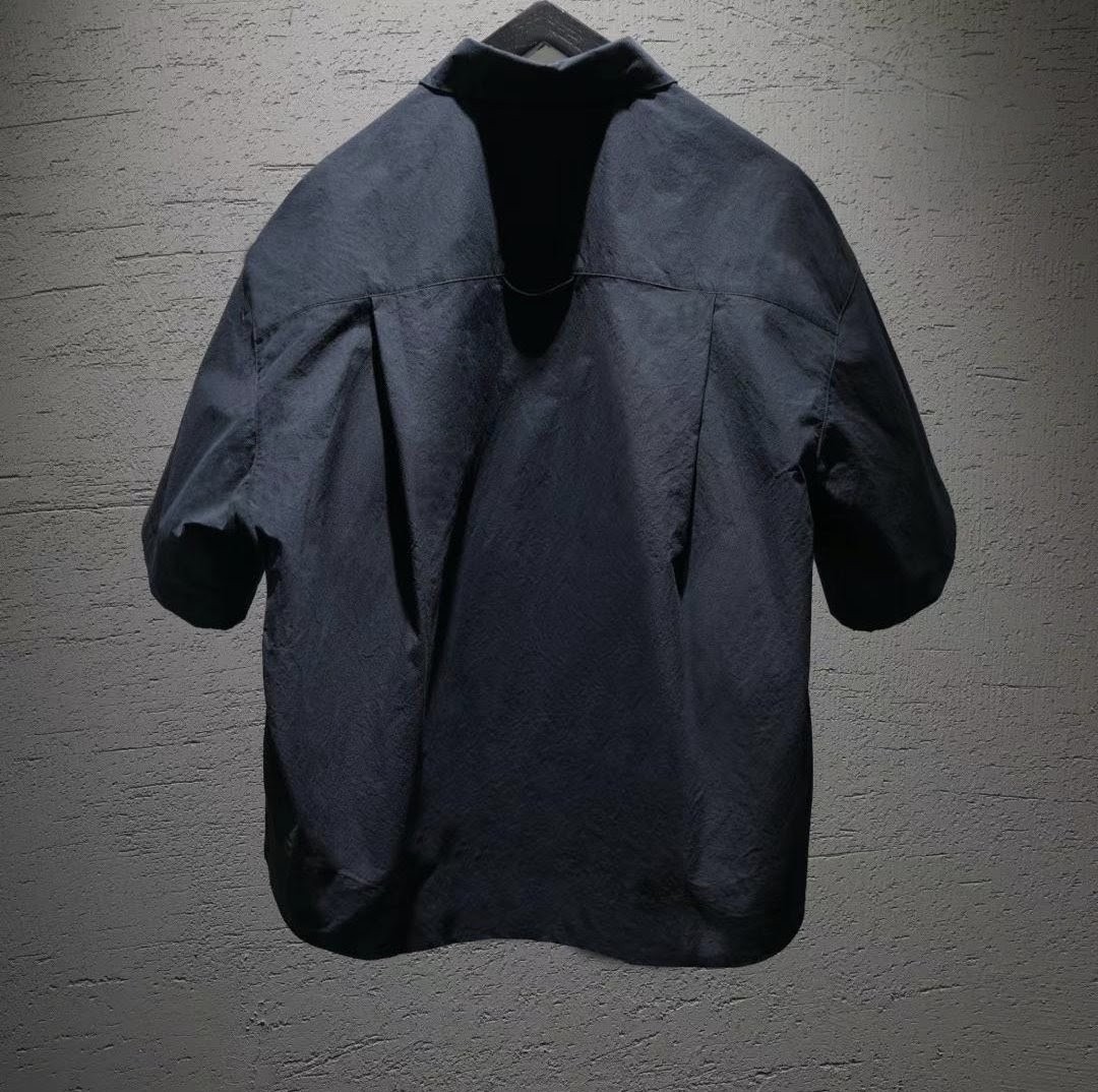 DON KING - OVERSIZEED Mason Cut  Black Short Sleeve Shirt