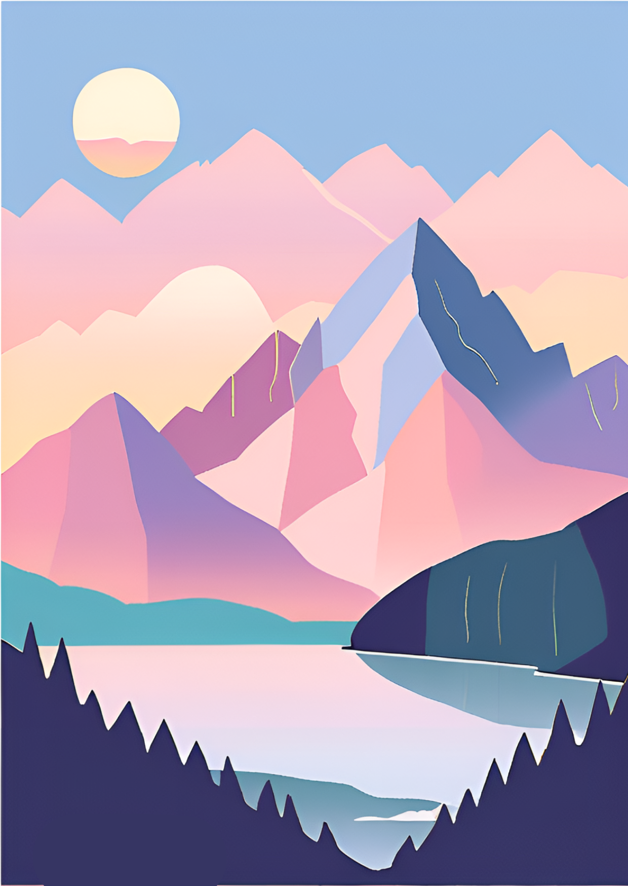 Personalised Postcard - Portrait - Personalised Short Message