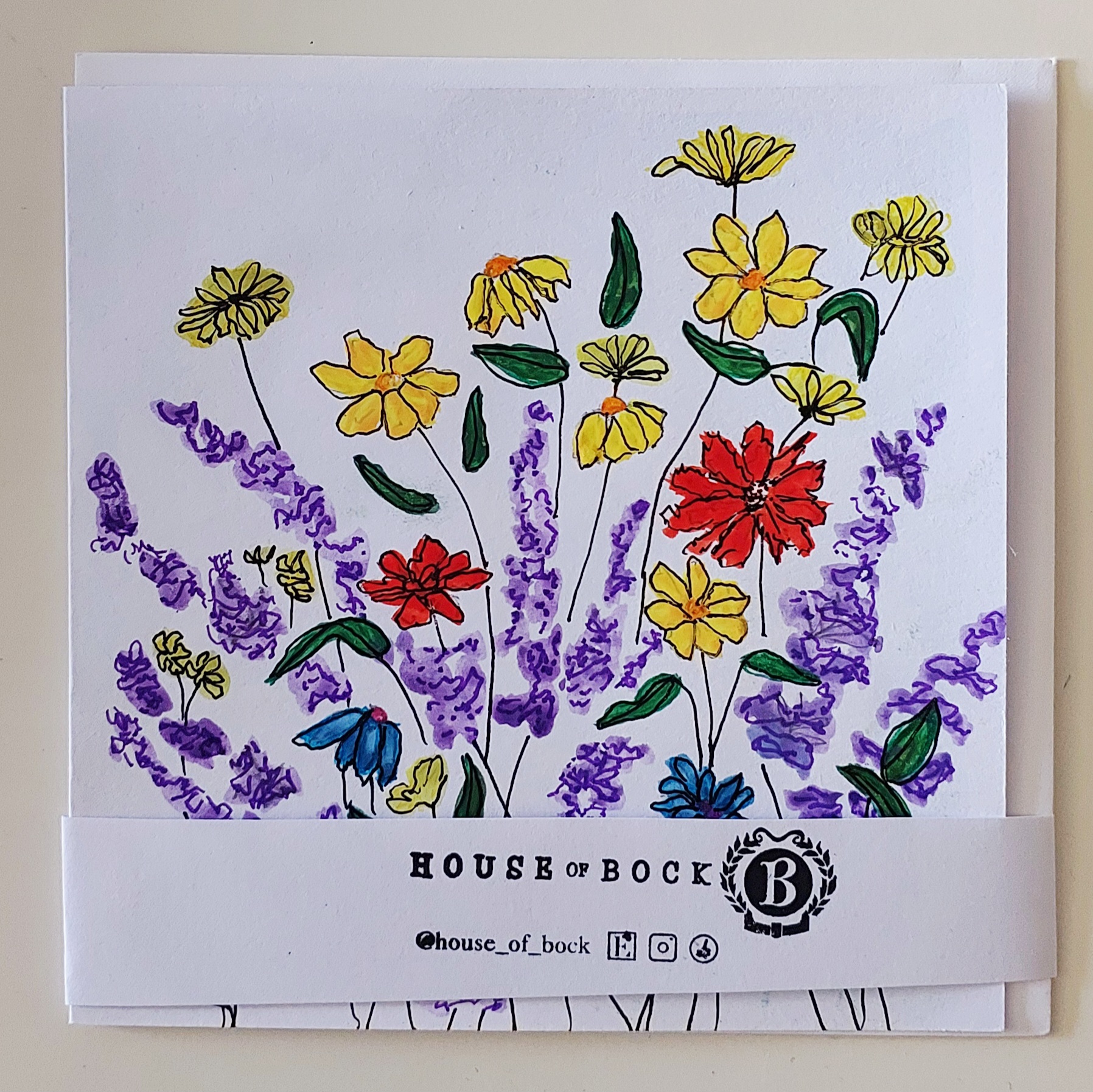 Greeting Cards - Hand Painted - Blank (Individual)