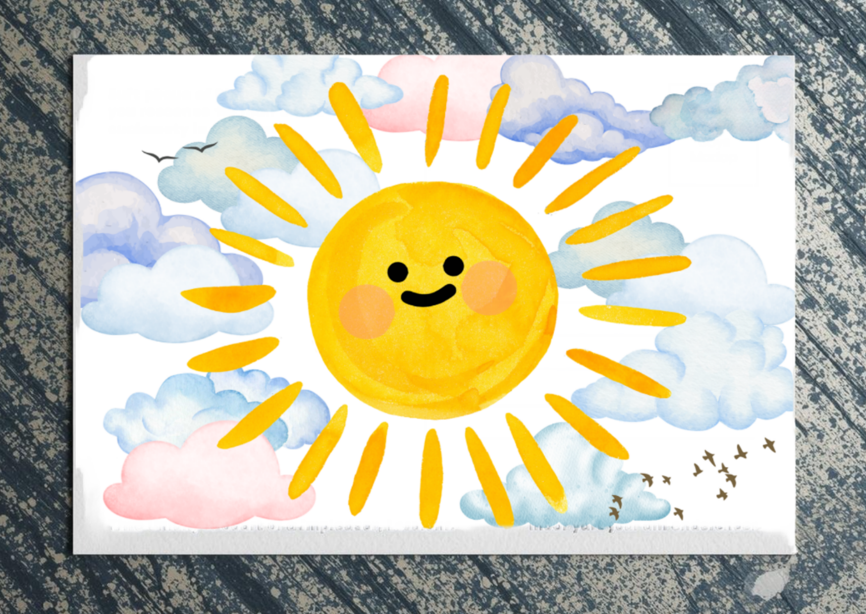 Personalised Postcard - Landscape - Personalised Short Message