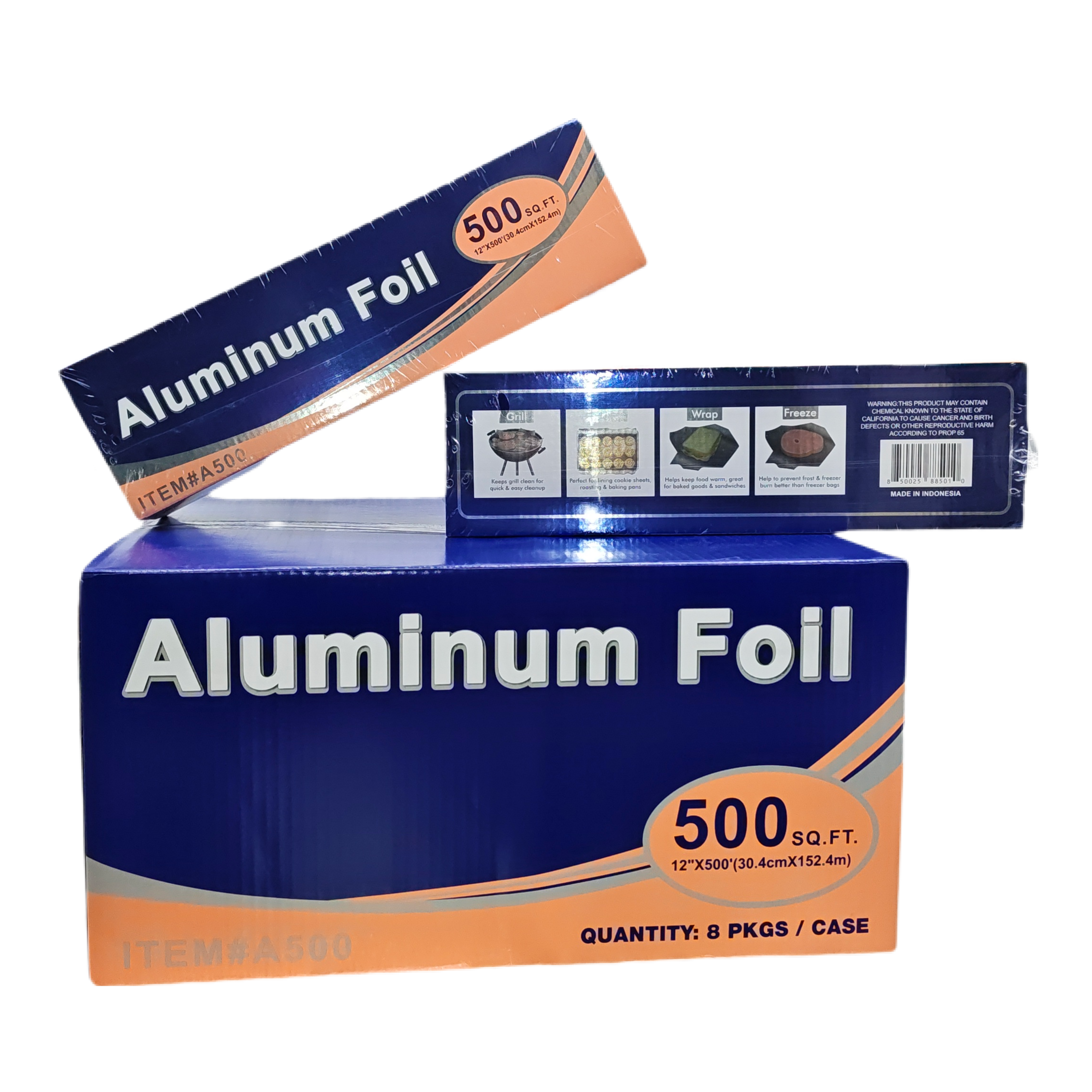 Aluminum Foil Roll 12" X 500' 8CNT/CASE