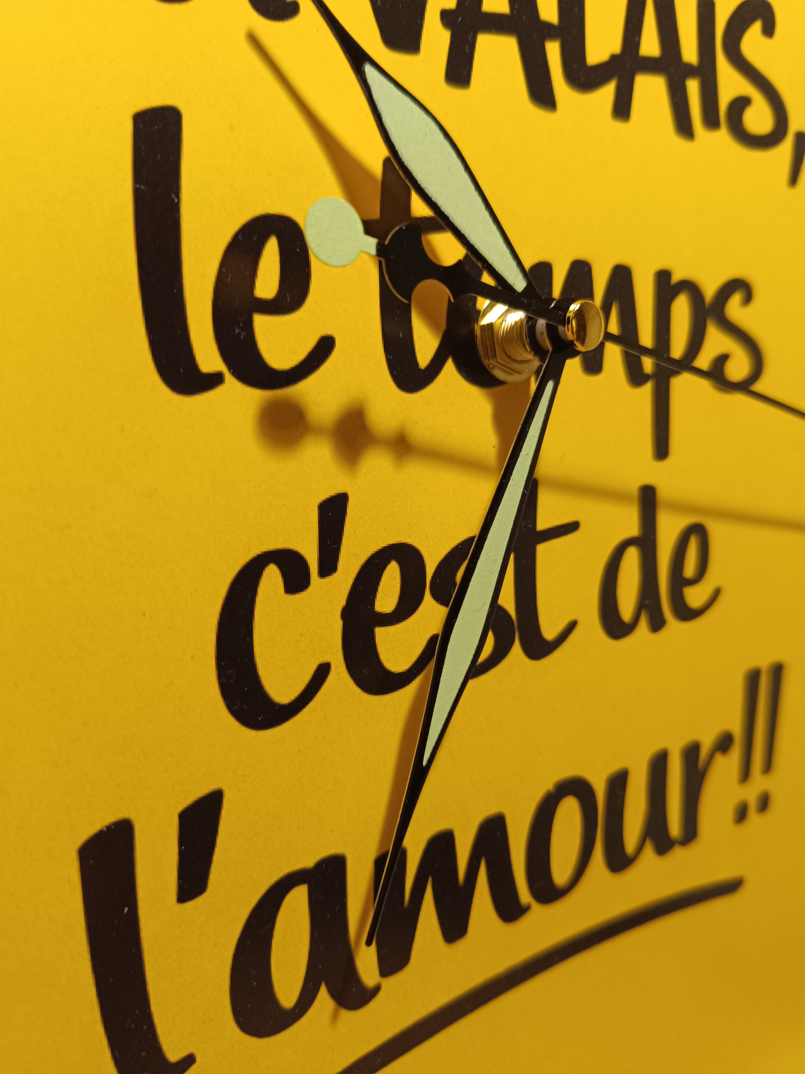 Le temps c'est de l'amour 