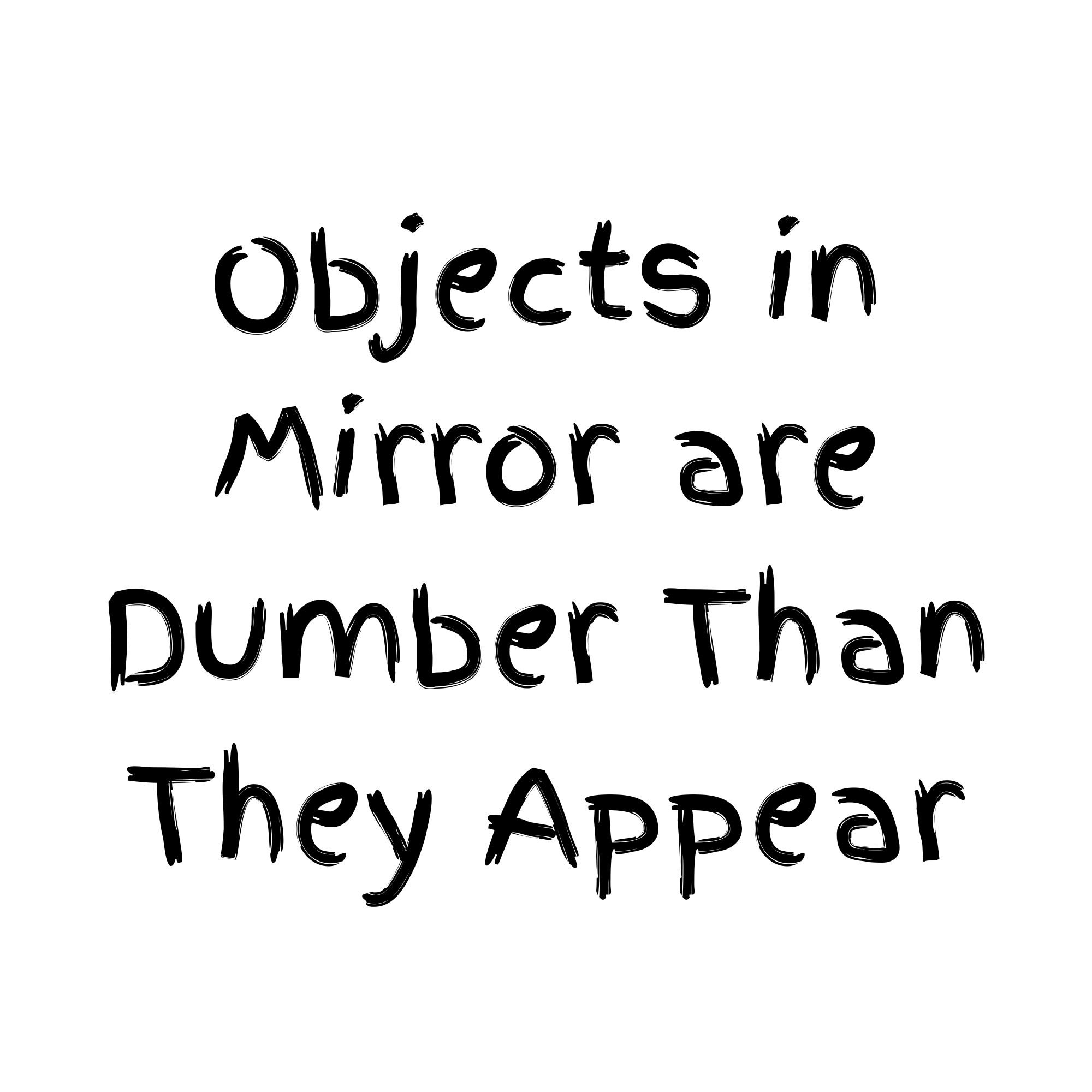 Funny Car Mirror Sticker